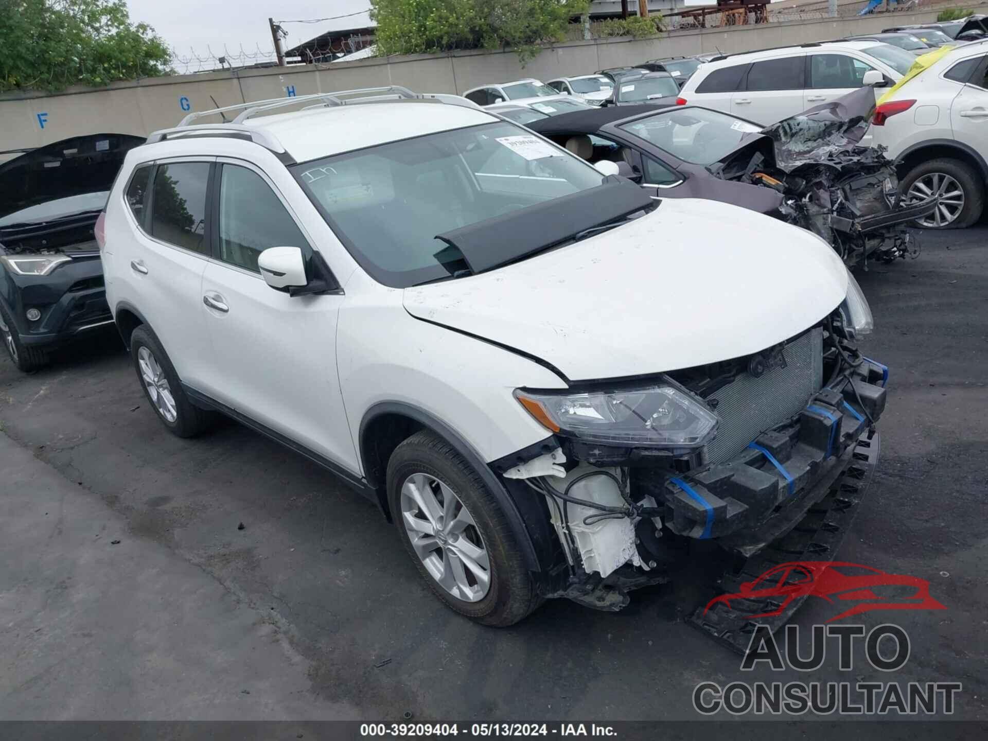 NISSAN ROGUE 2016 - KNMAT2MTXGP630797