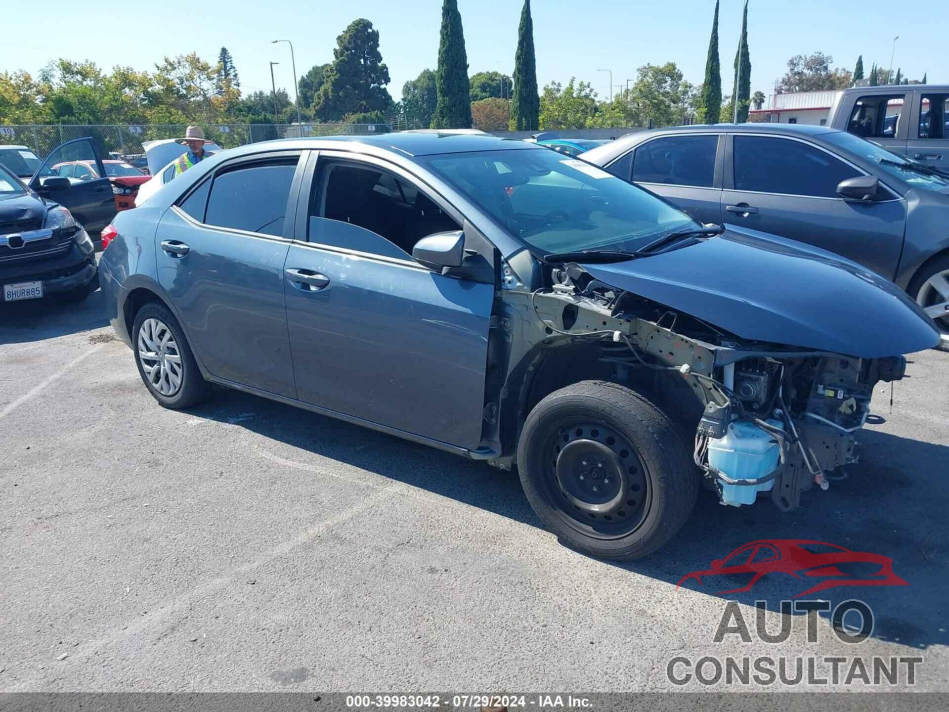 TOYOTA COROLLA 2019 - 2T1BURHE8KC241993