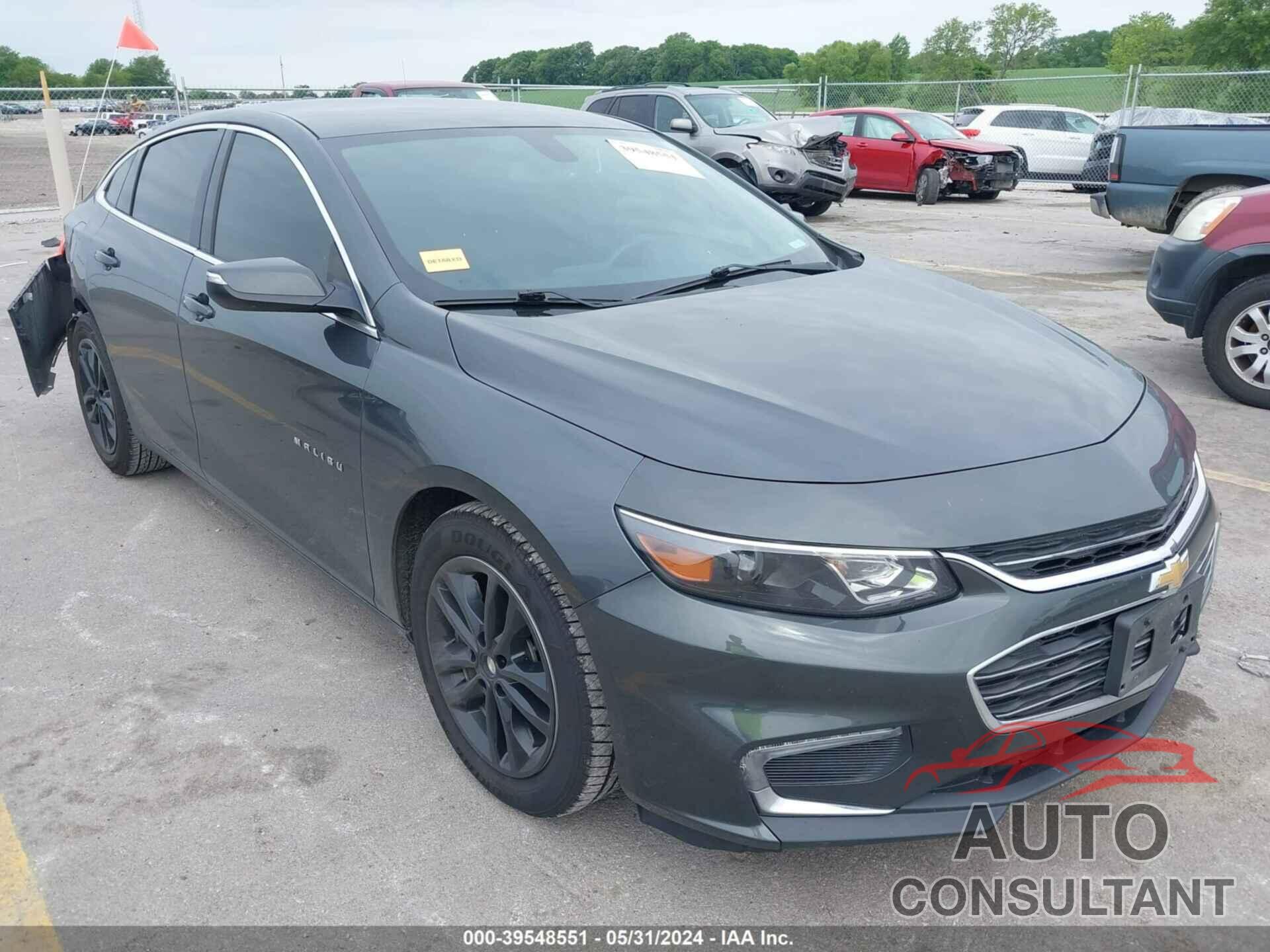 CHEVROLET MALIBU 2017 - 1G1ZE5ST6HF277458