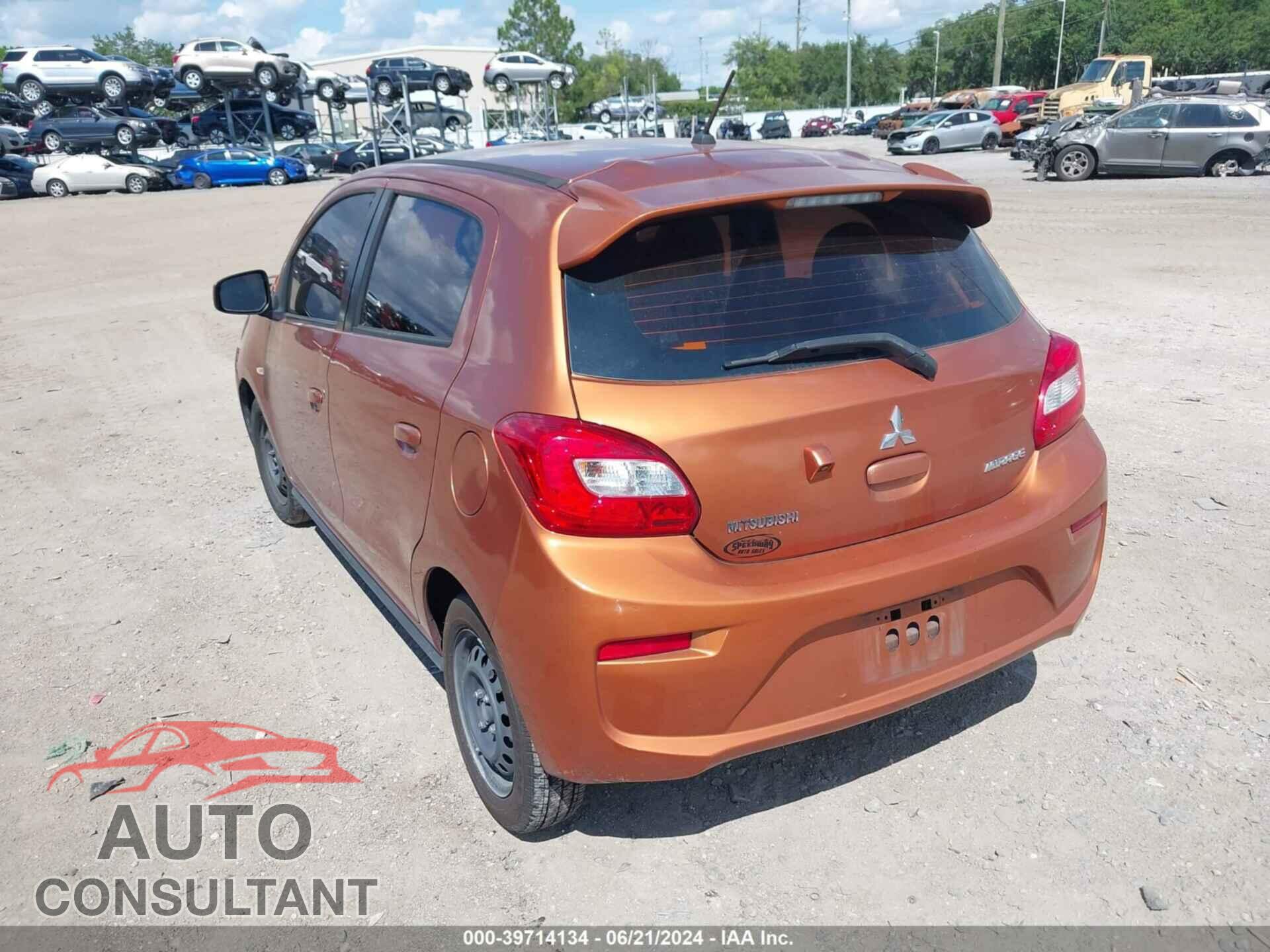 MITSUBISHI MIRAGE 2018 - ML32A3HJ7JH013631