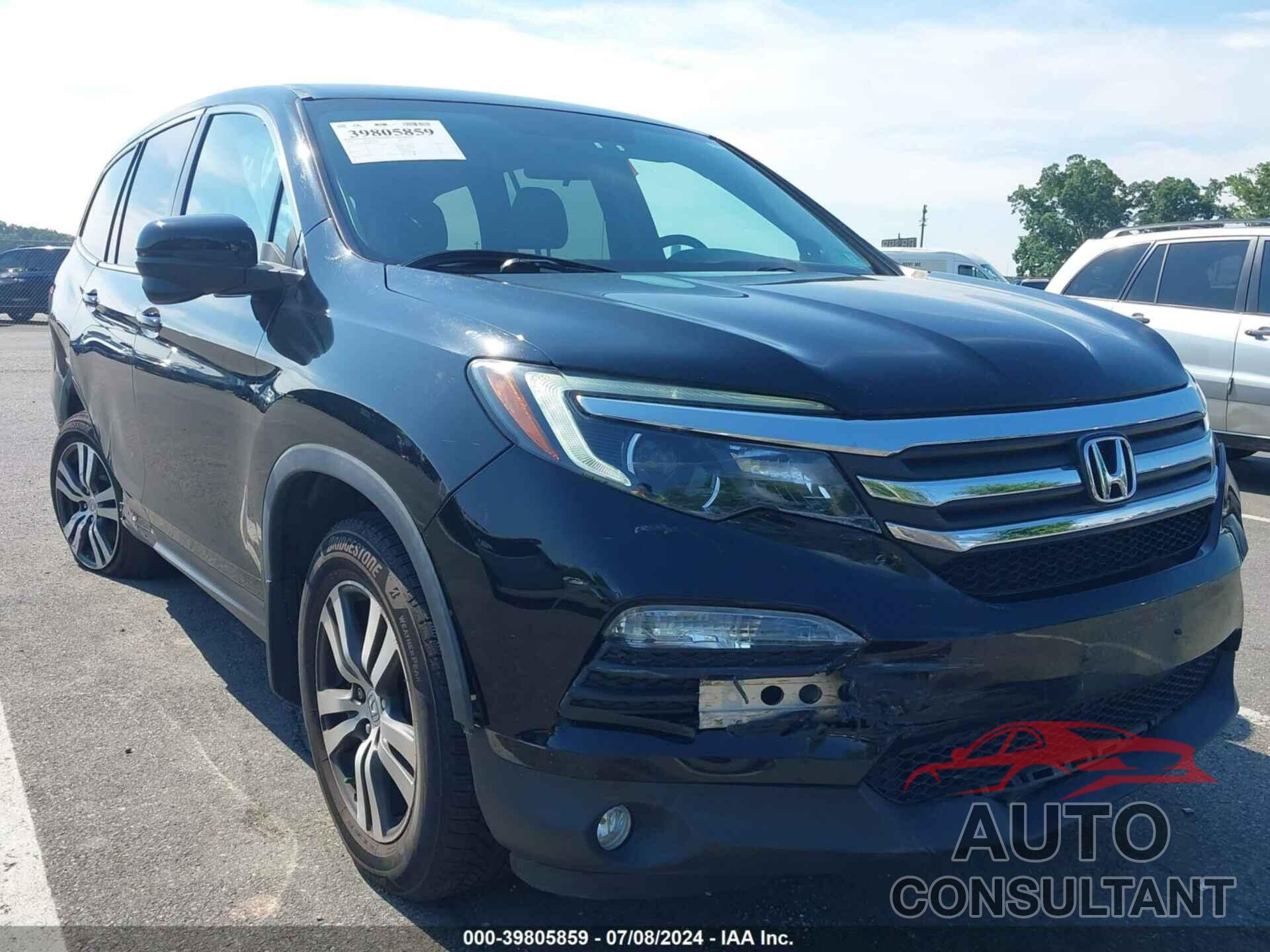 HONDA PILOT 2018 - 5FNYF6H39JB054354