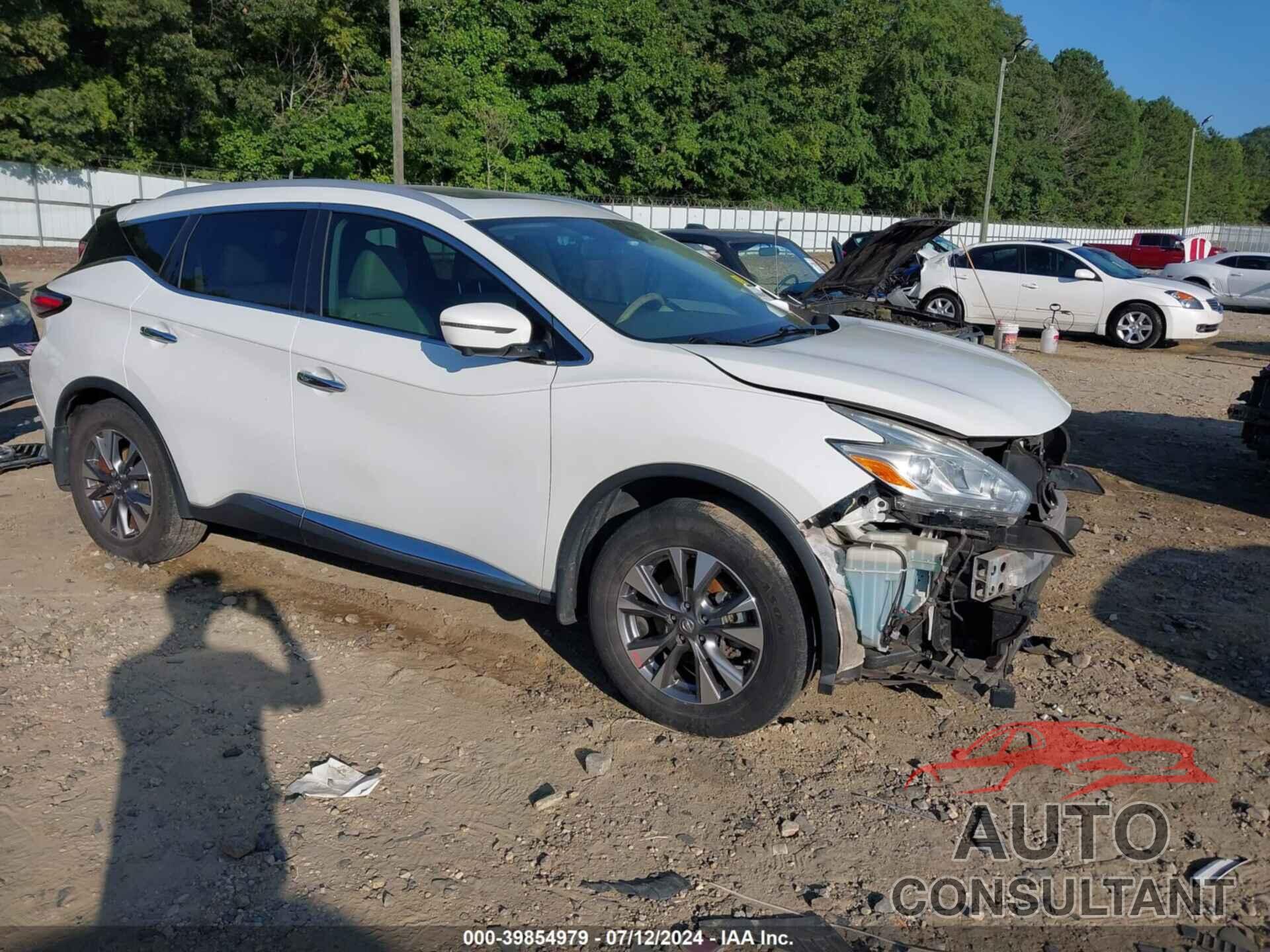 NISSAN MURANO 2016 - 5N1AZ2MG9GN153238