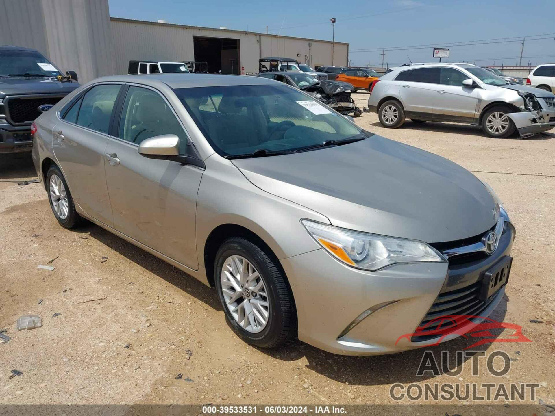 TOYOTA CAMRY 2016 - 4T4BF1FK1GR533114
