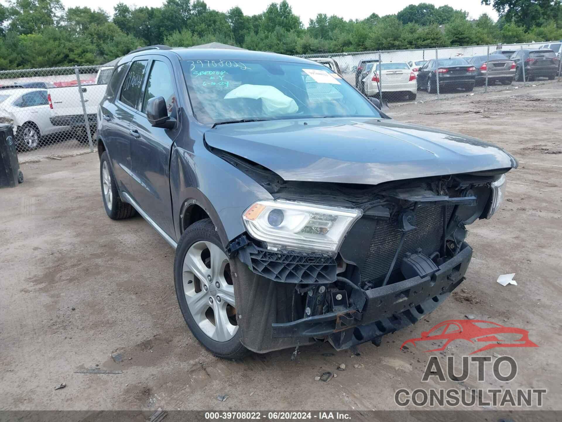 DODGE DURANGO 2014 - 1C4RDJAG4EC468185