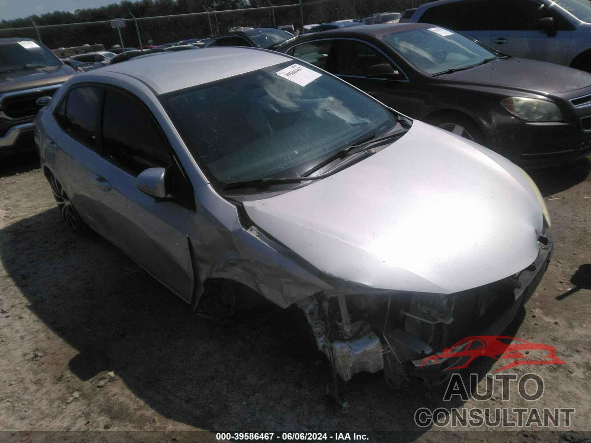 TOYOTA COROLLA 2016 - 2T1BURHE1GC627162