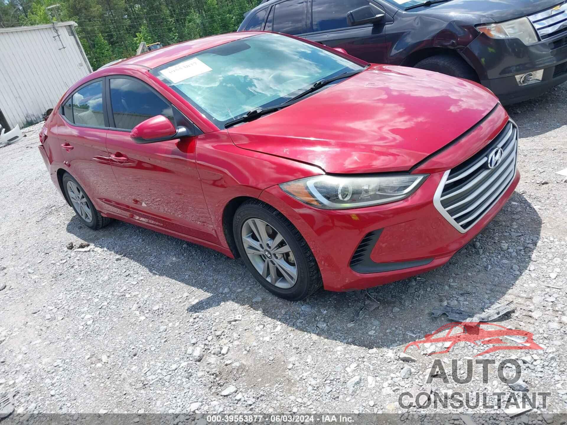 HYUNDAI ELANTRA 2017 - KMHD84LF0HU395427