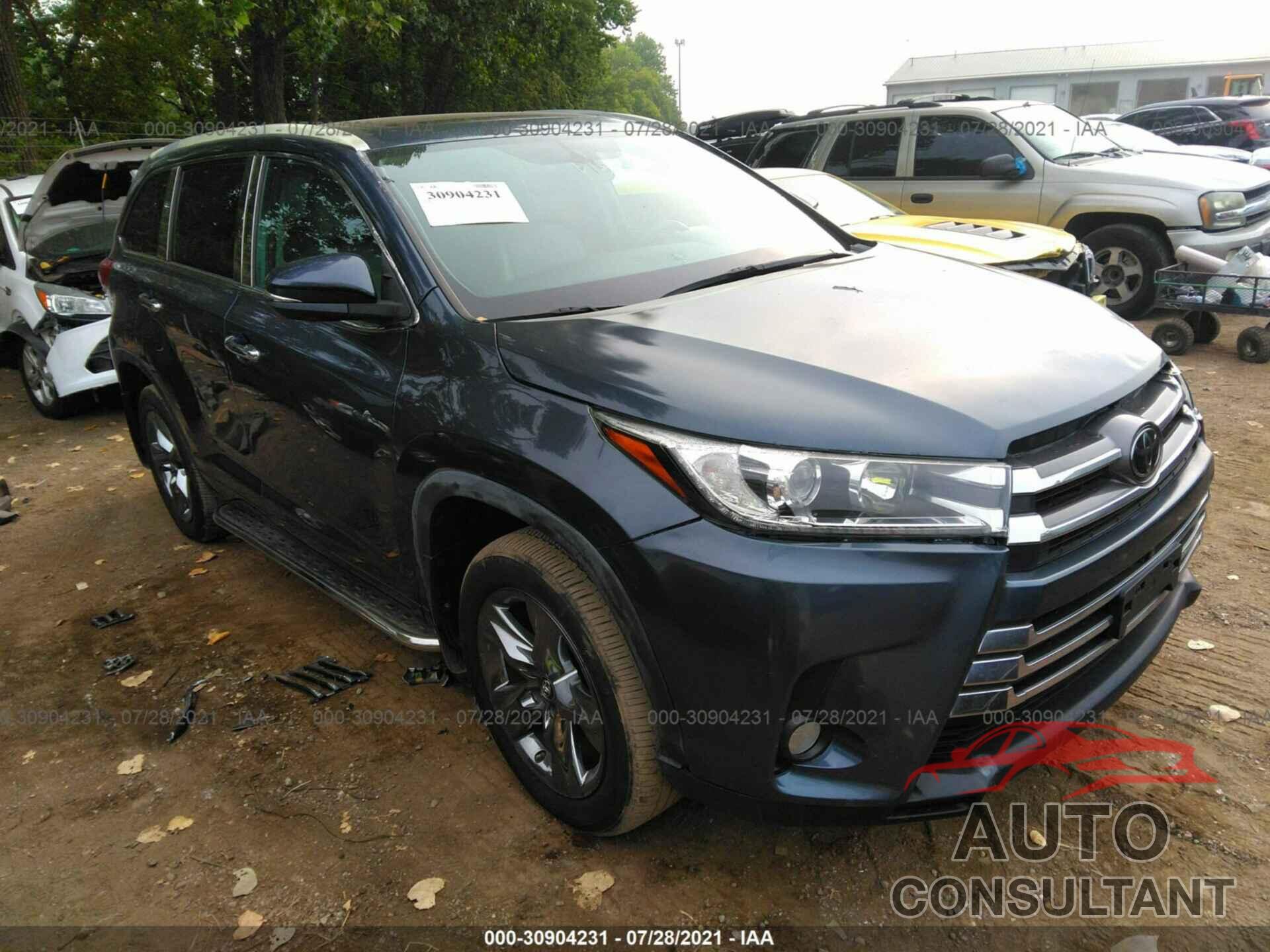 TOYOTA HIGHLANDER 2018 - 5TDDZRFH6JS891144