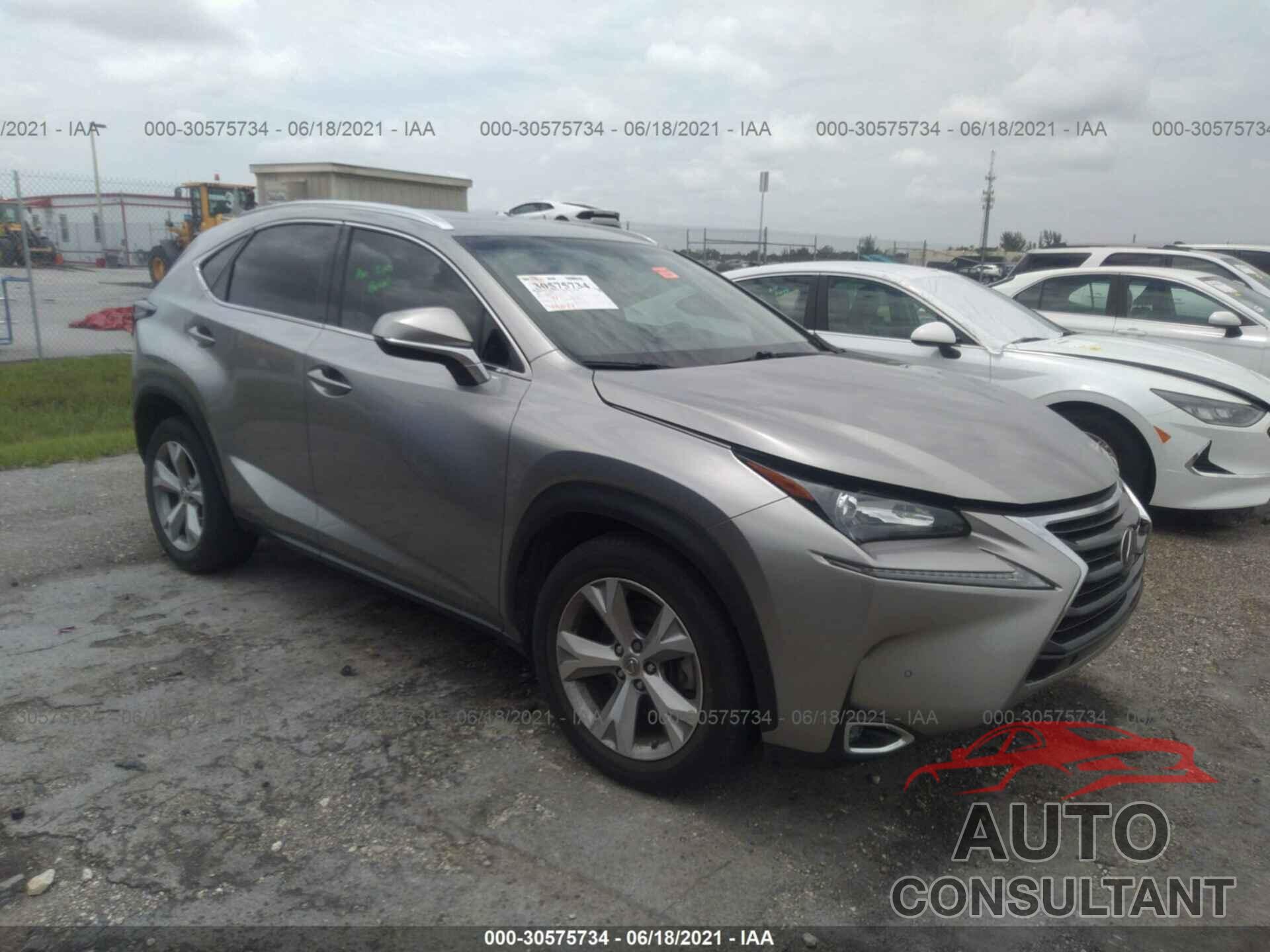 LEXUS NX 2017 - JTJYARBZ0H2083863