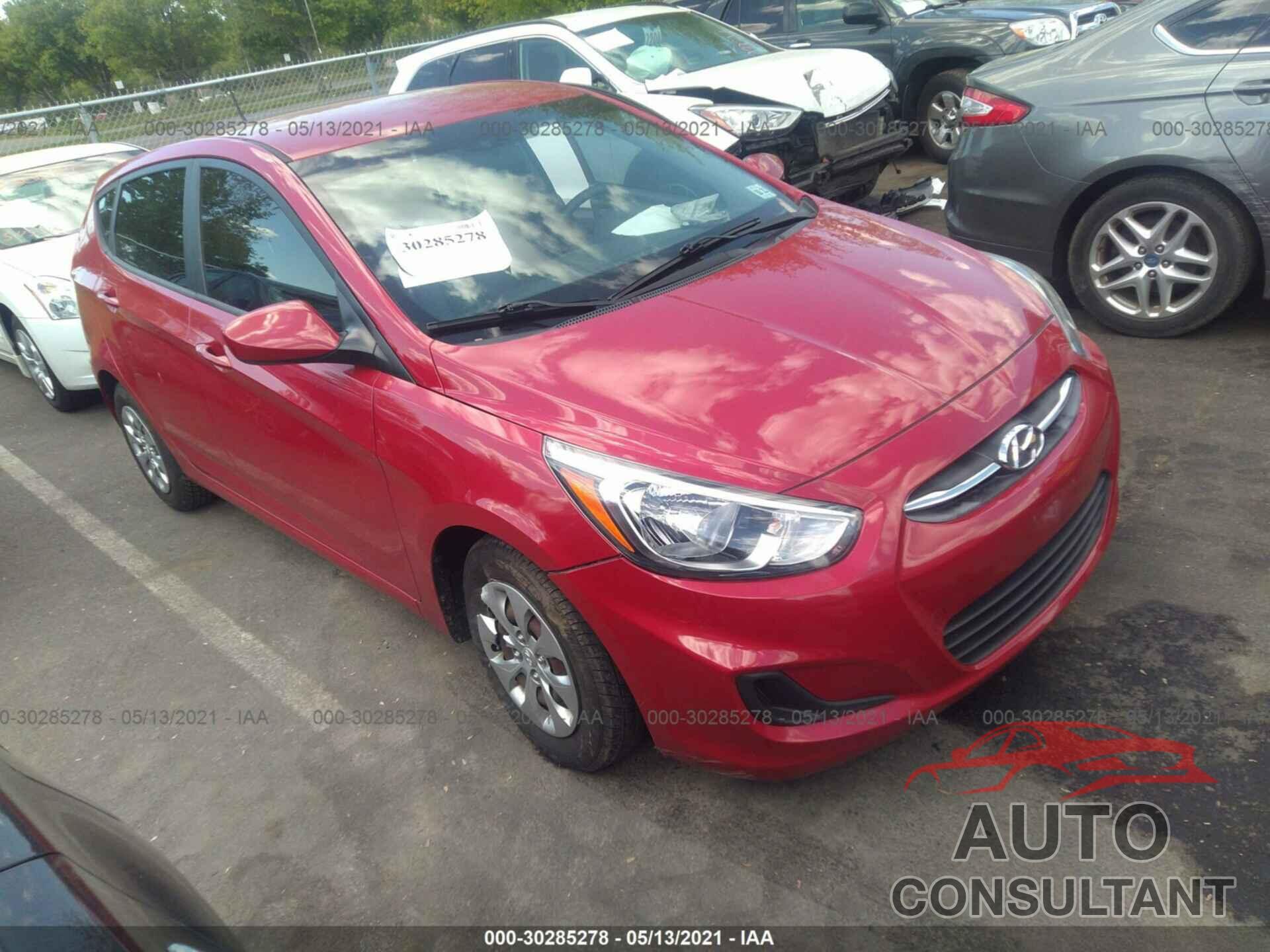 HYUNDAI ACCENT 2016 - KMHCT5AE3GU261097