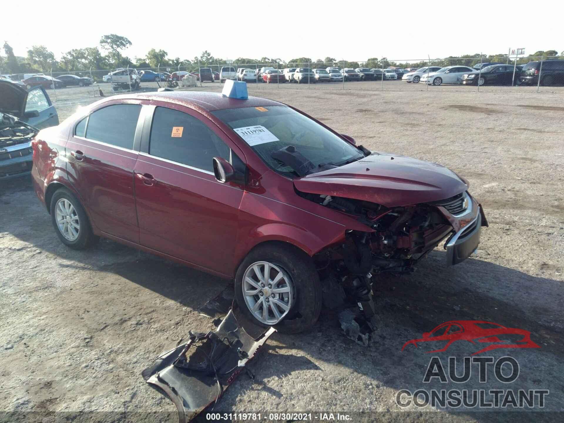 CHEVROLET SONIC 2020 - 1G1JD5SB3L4139646