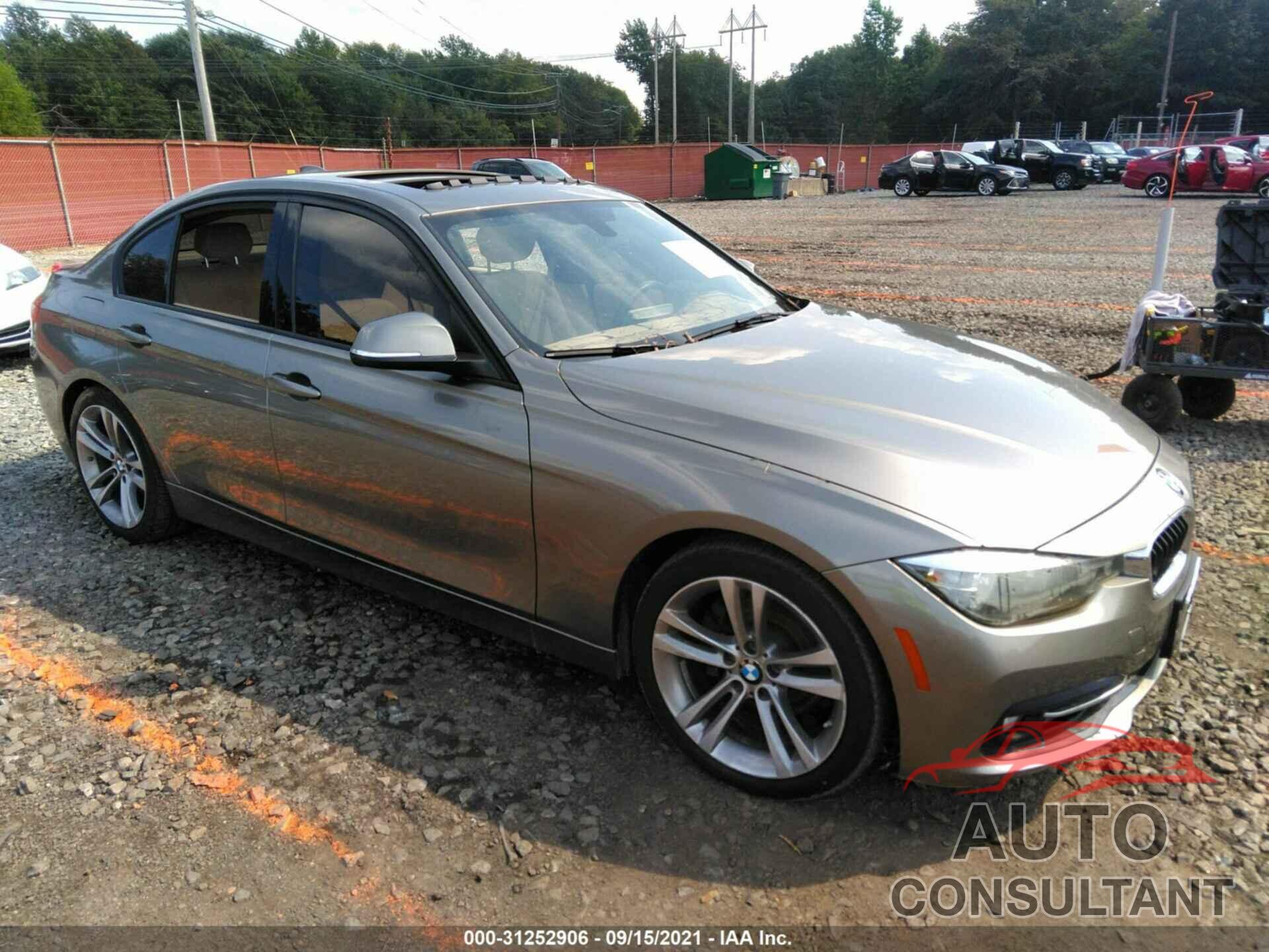 BMW 3 SERIES 2016 - WBA8E3G58GNT79427