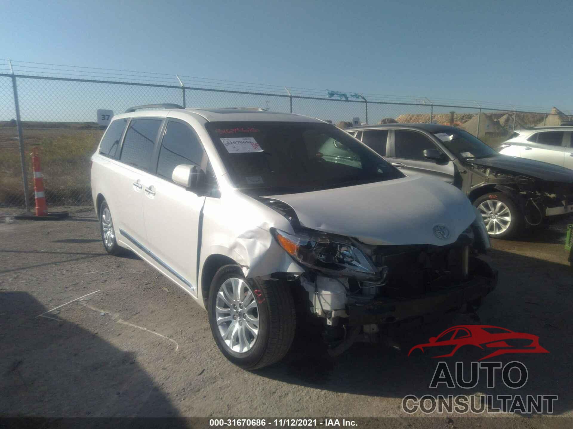 TOYOTA SIENNA 2017 - 5TDYZ3DCXHS804538