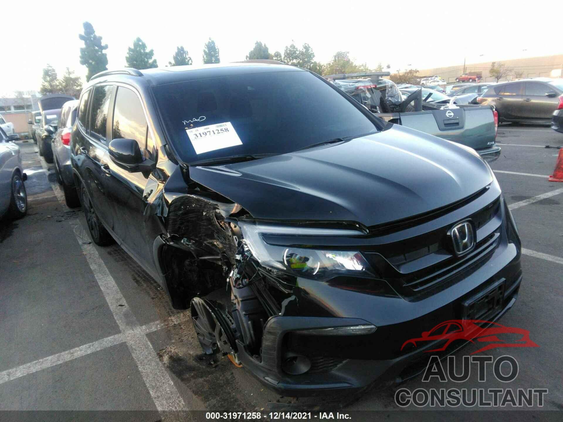 HONDA PILOT 2021 - 5FNYF6H28MB020501