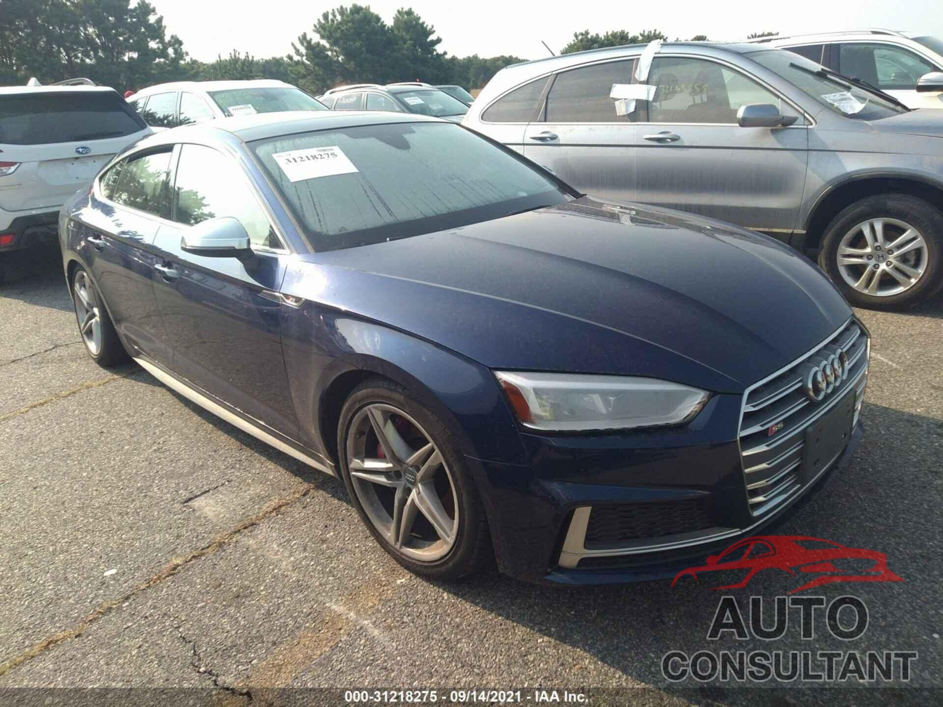 AUDI S5 SPORTBACK 2018 - WAUB4CF58JA107355