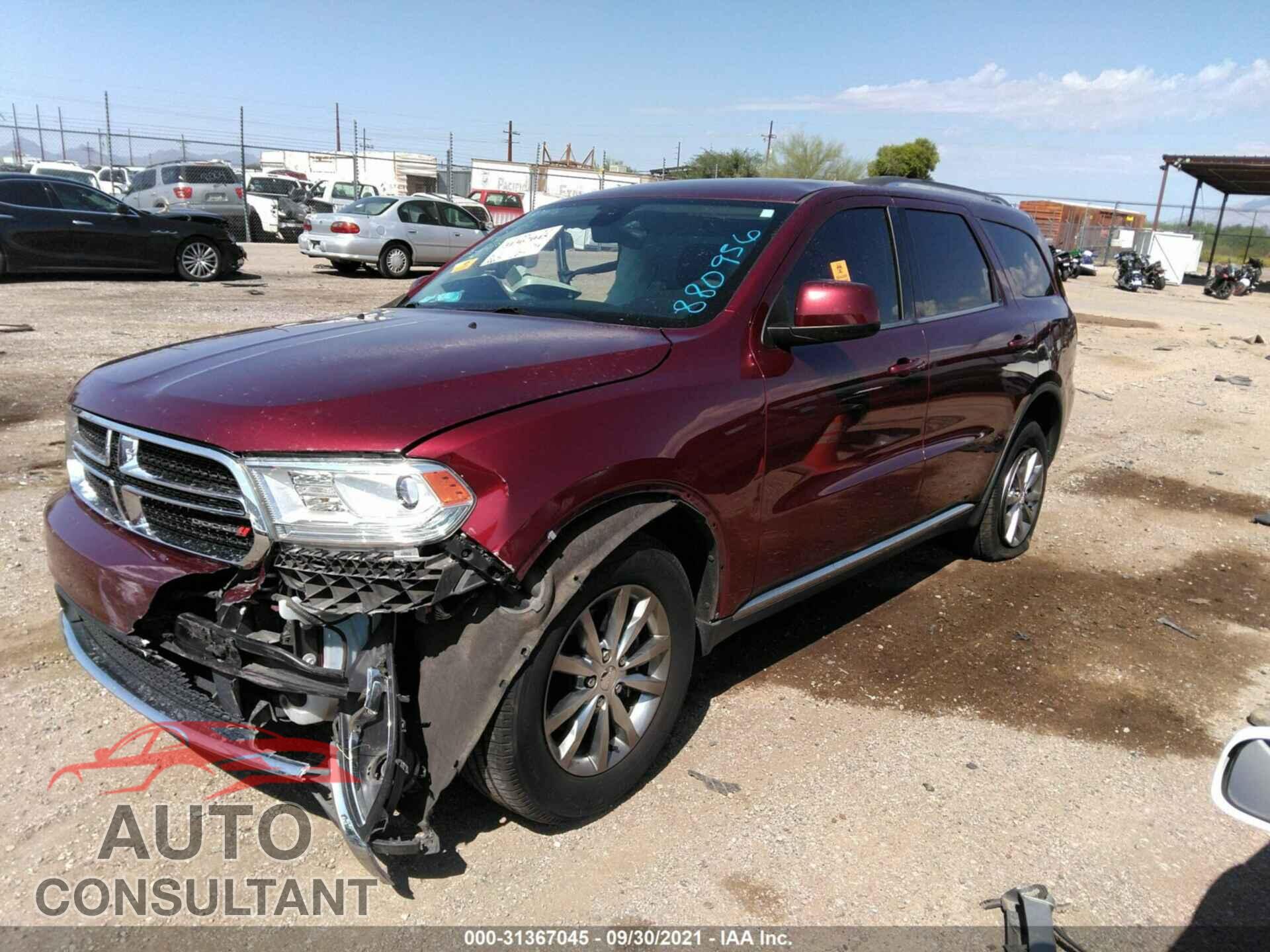 DODGE DURANGO 2017 - 1C4RDHAG0HC880956