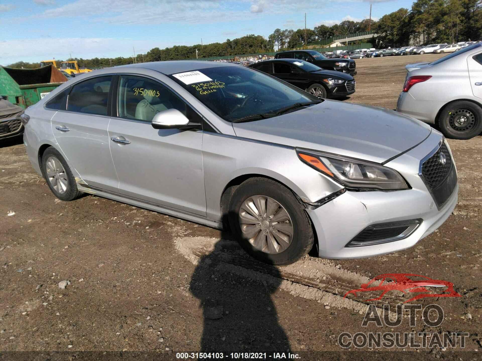 HYUNDAI SONATA HYBRID 2016 - KMHE24L13GA030251