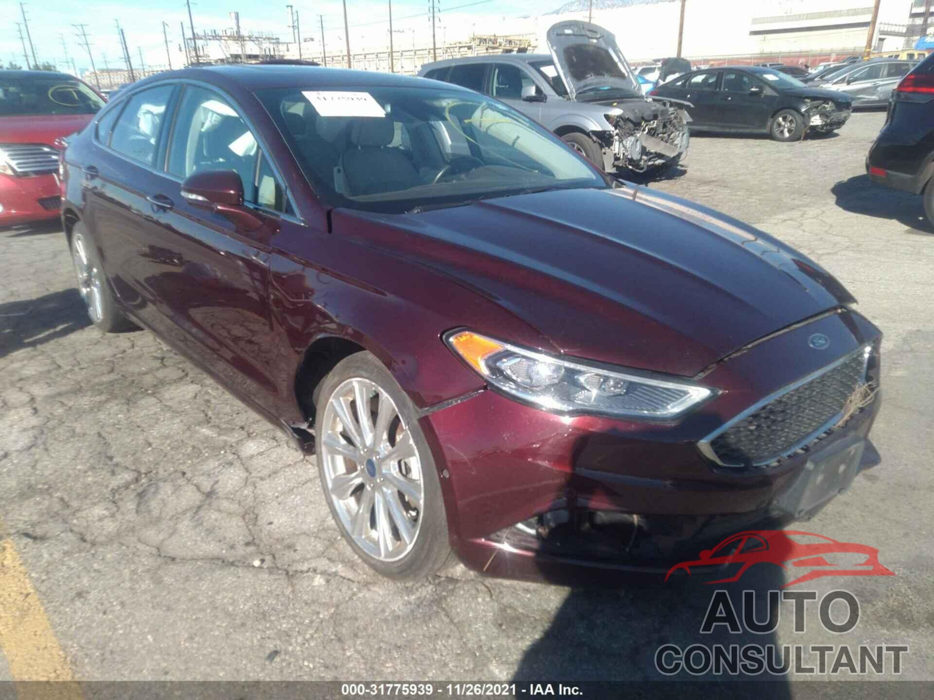 FORD FUSION 2017 - 3FA6P0K96HR195444