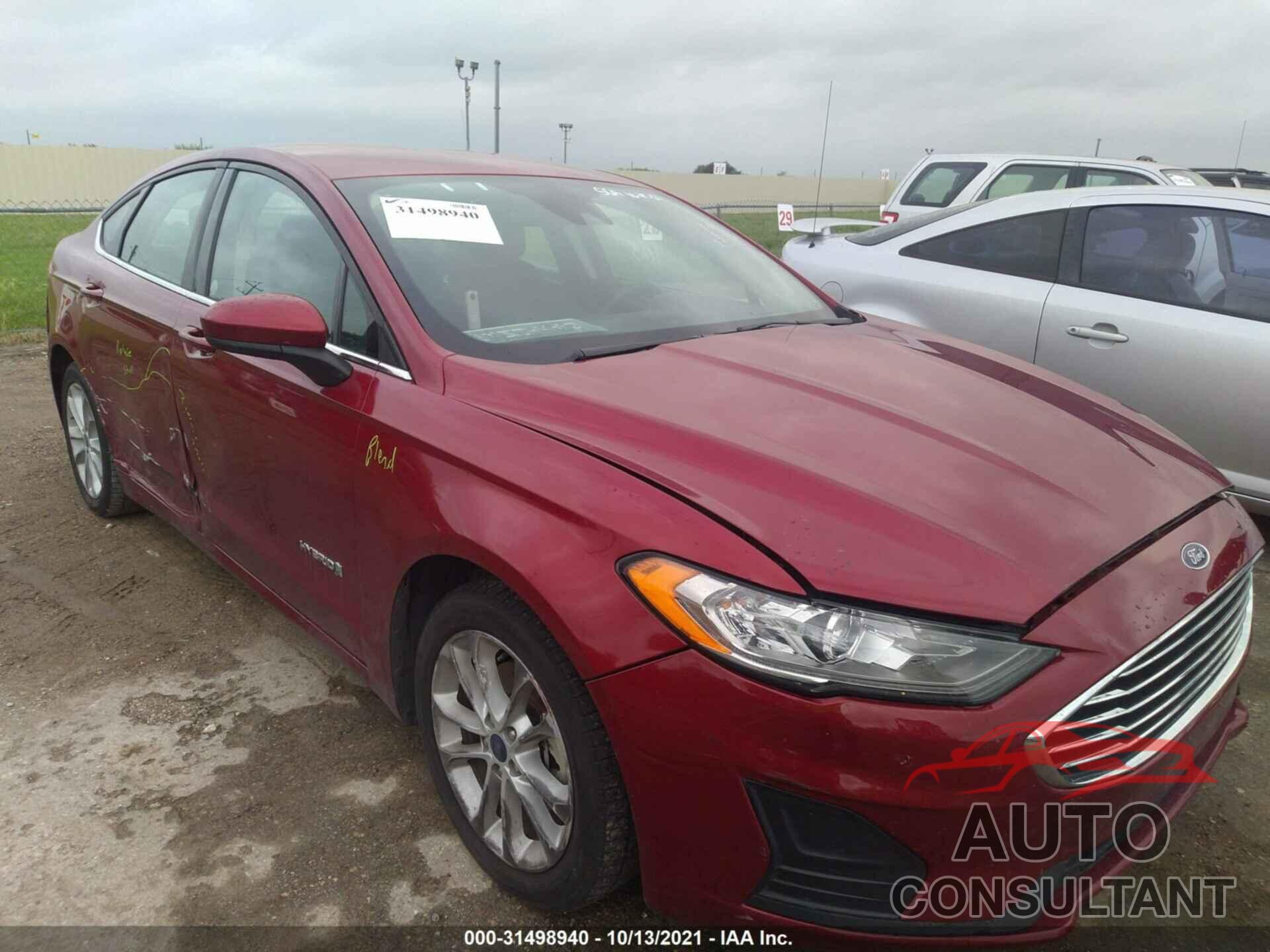 FORD FUSION HYBRID 2019 - 3FA6P0LU6KR256687