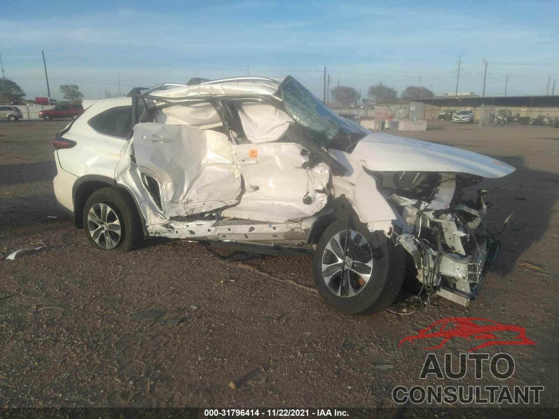TOYOTA HIGHLANDER 2021 - 5TDGARAH7MS007972
