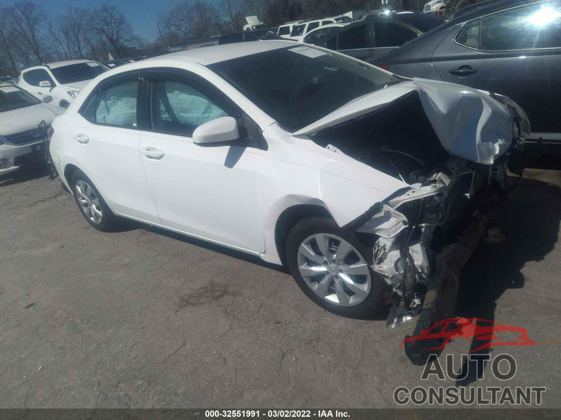 TOYOTA COROLLA 2016 - 2T1BURHE6GC684571