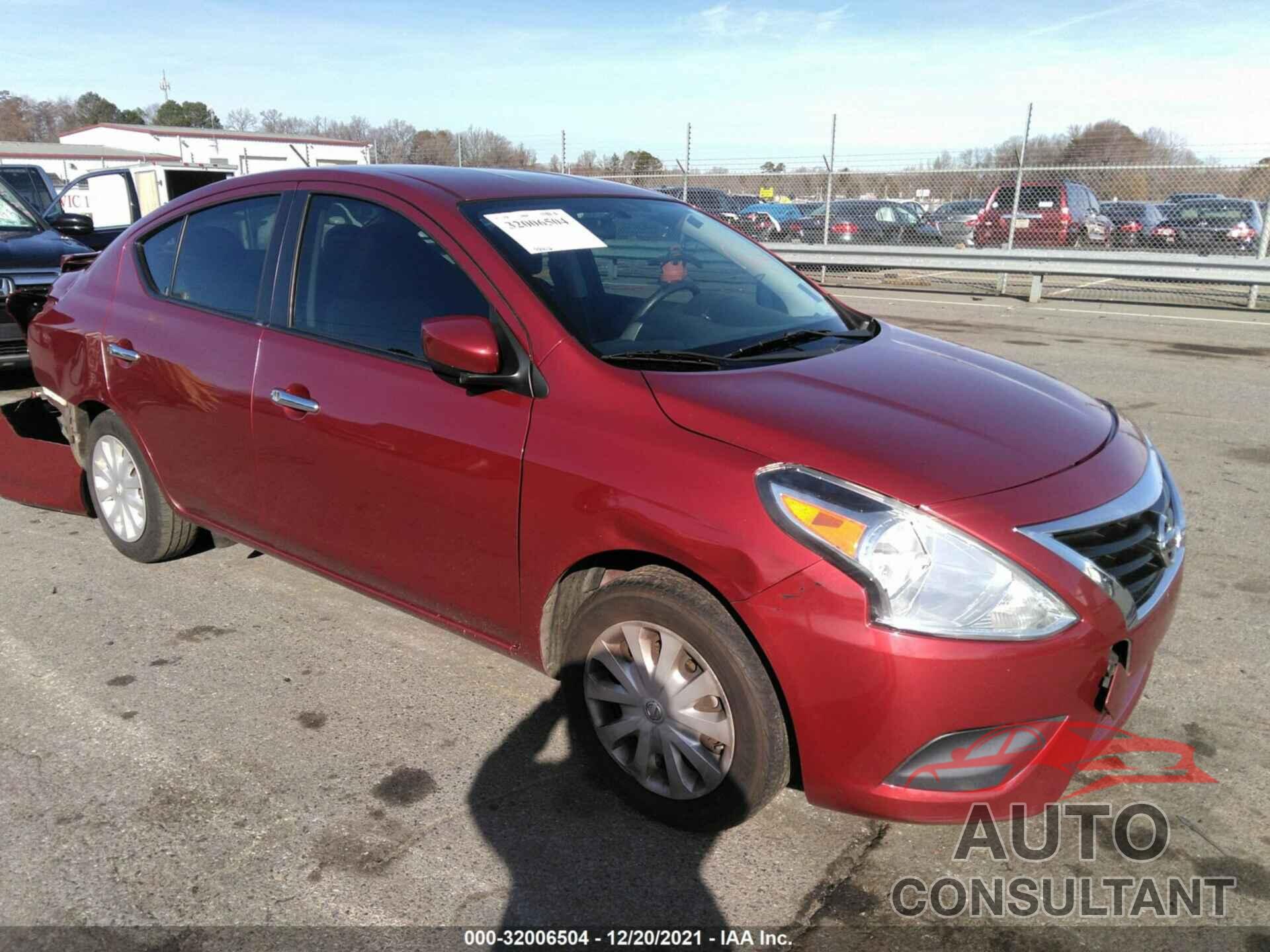 NISSAN VERSA 2016 - 3N1CN7AP6GL869205