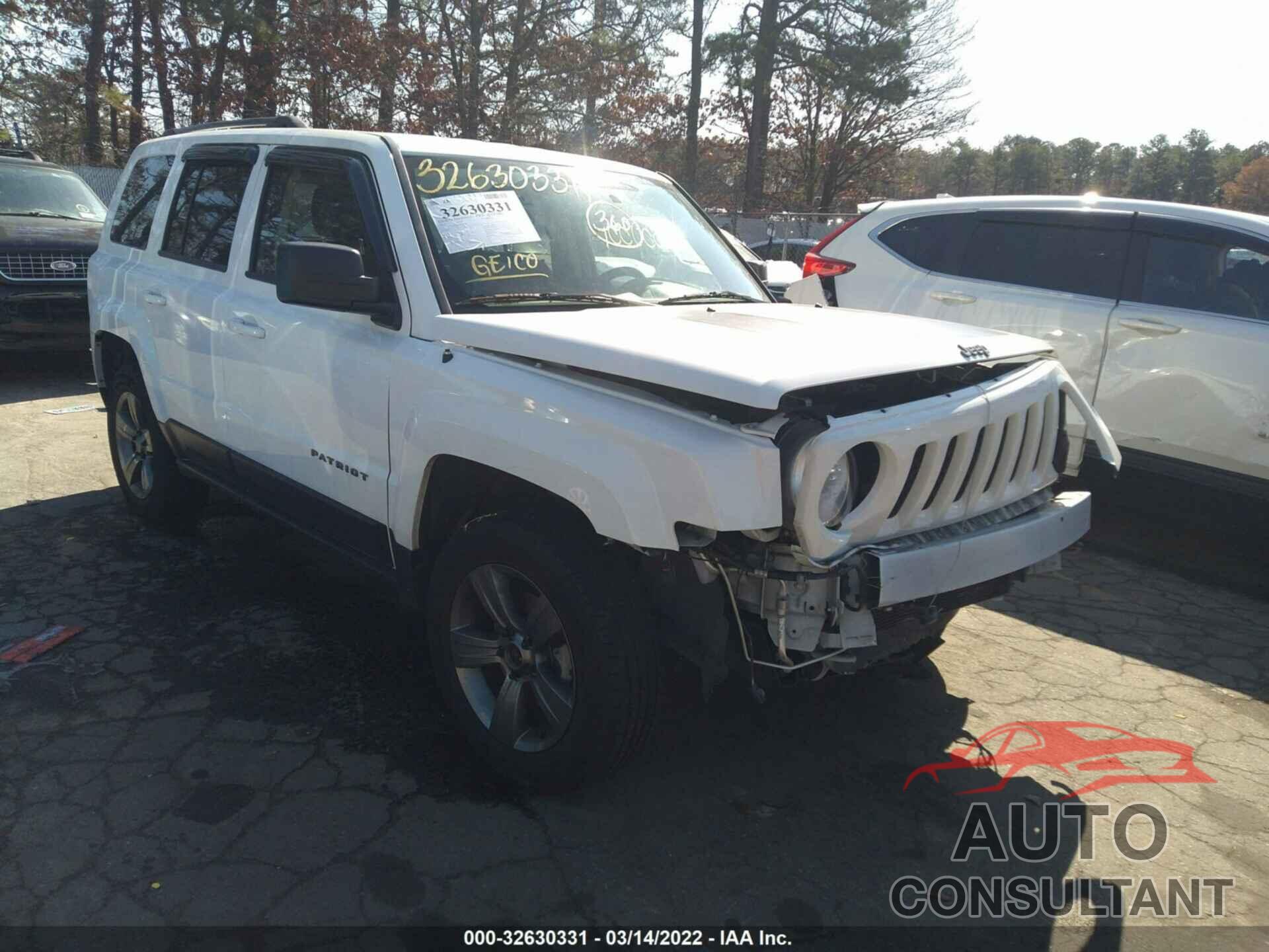 JEEP PATRIOT 2017 - 1C4NJRBB8HD159682