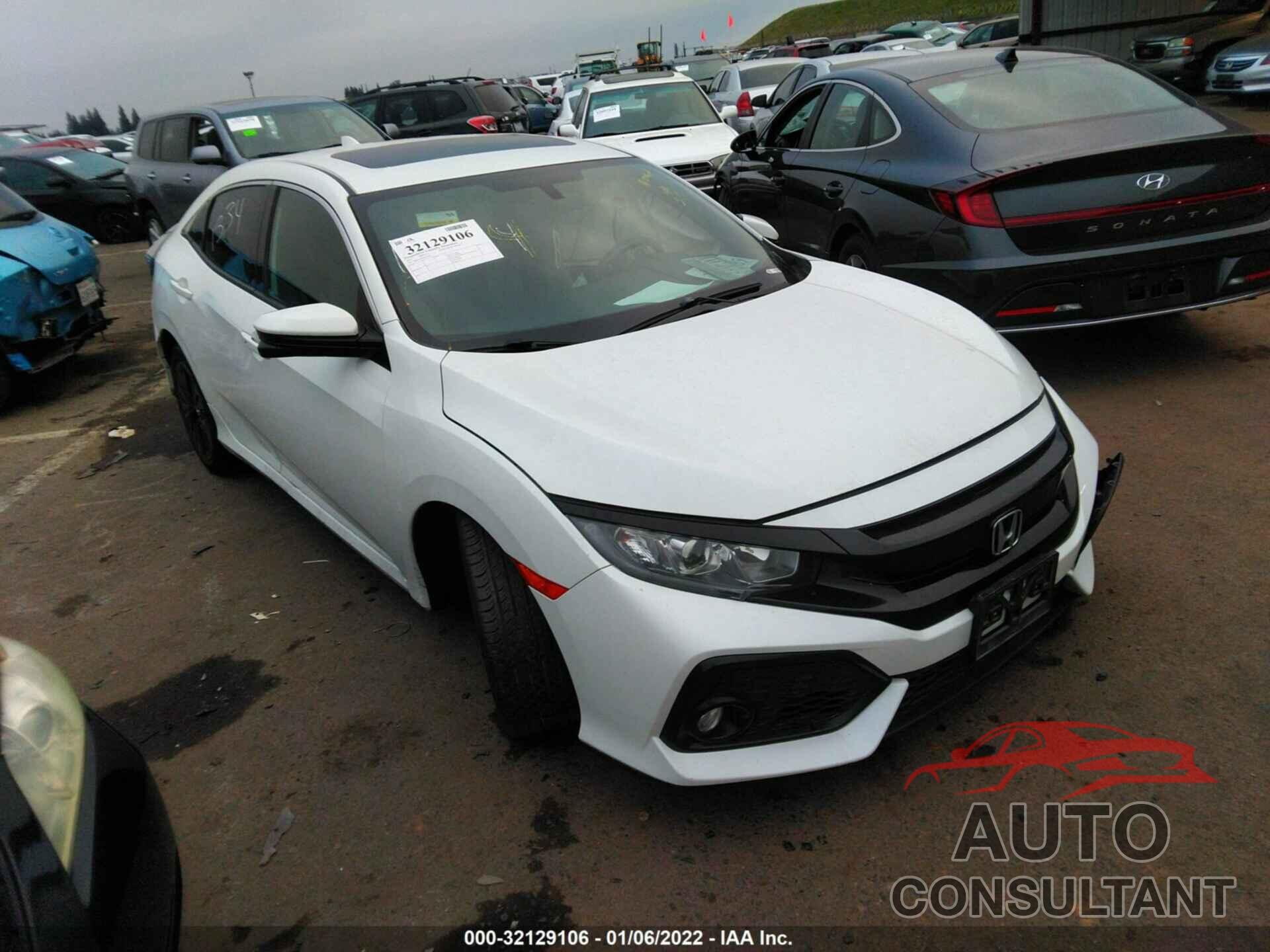 HONDA CIVIC HATCHBACK 2018 - SHHFK7H56JU420702
