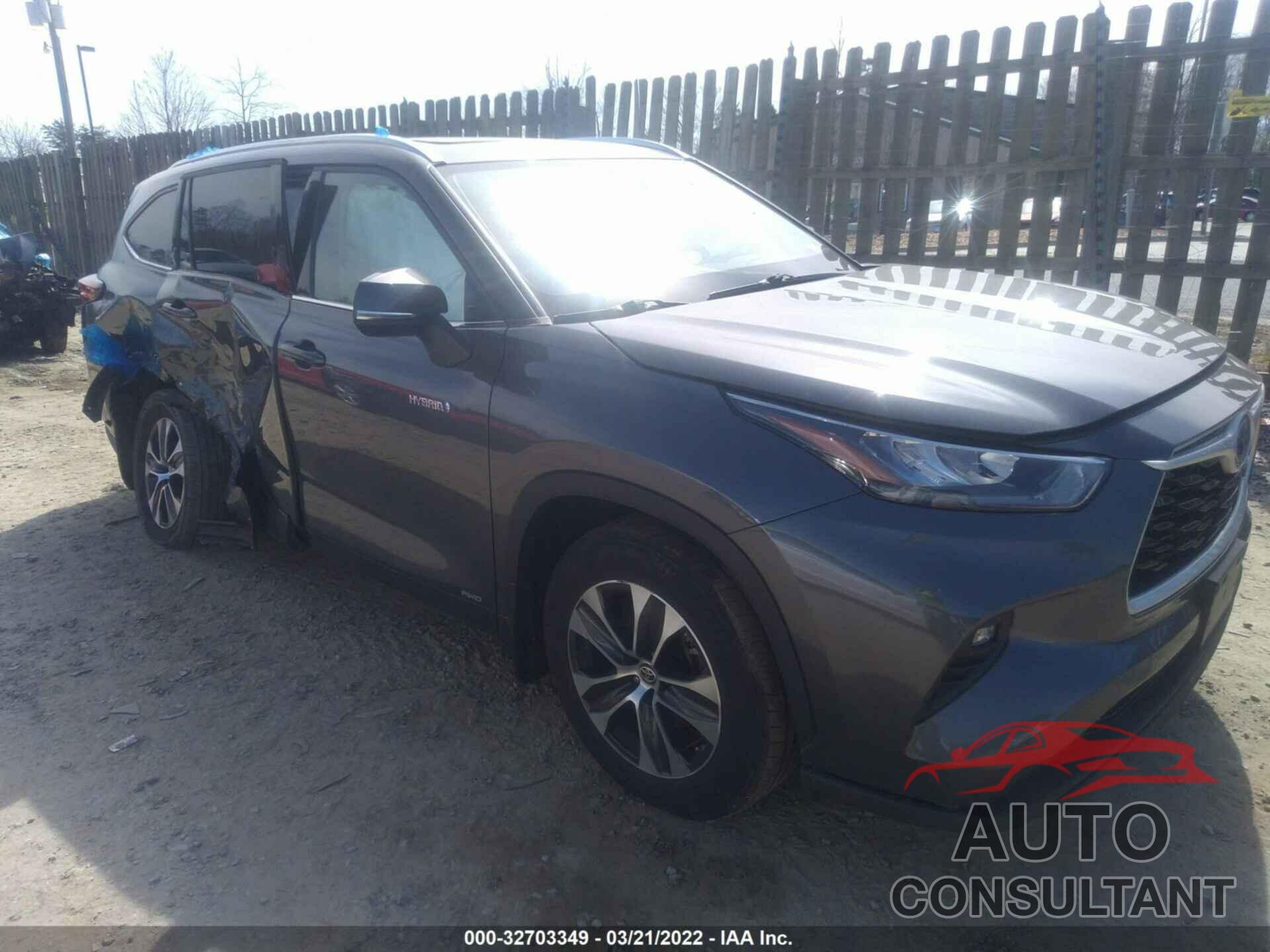 TOYOTA HIGHLANDER 2020 - 5TDHBRCH9LS504972