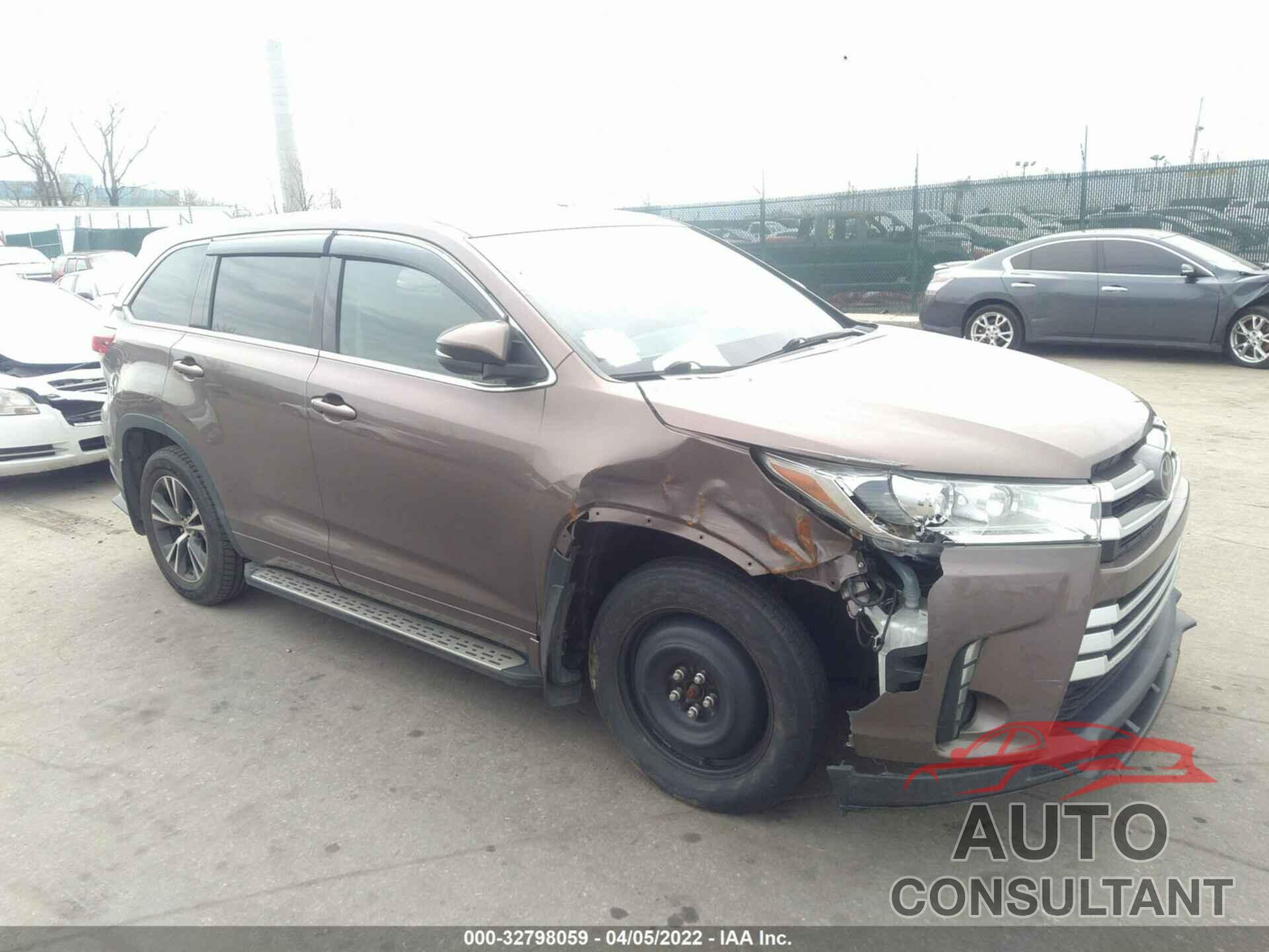 TOYOTA HIGHLANDER 2017 - 5TDBZRFHXHS381123