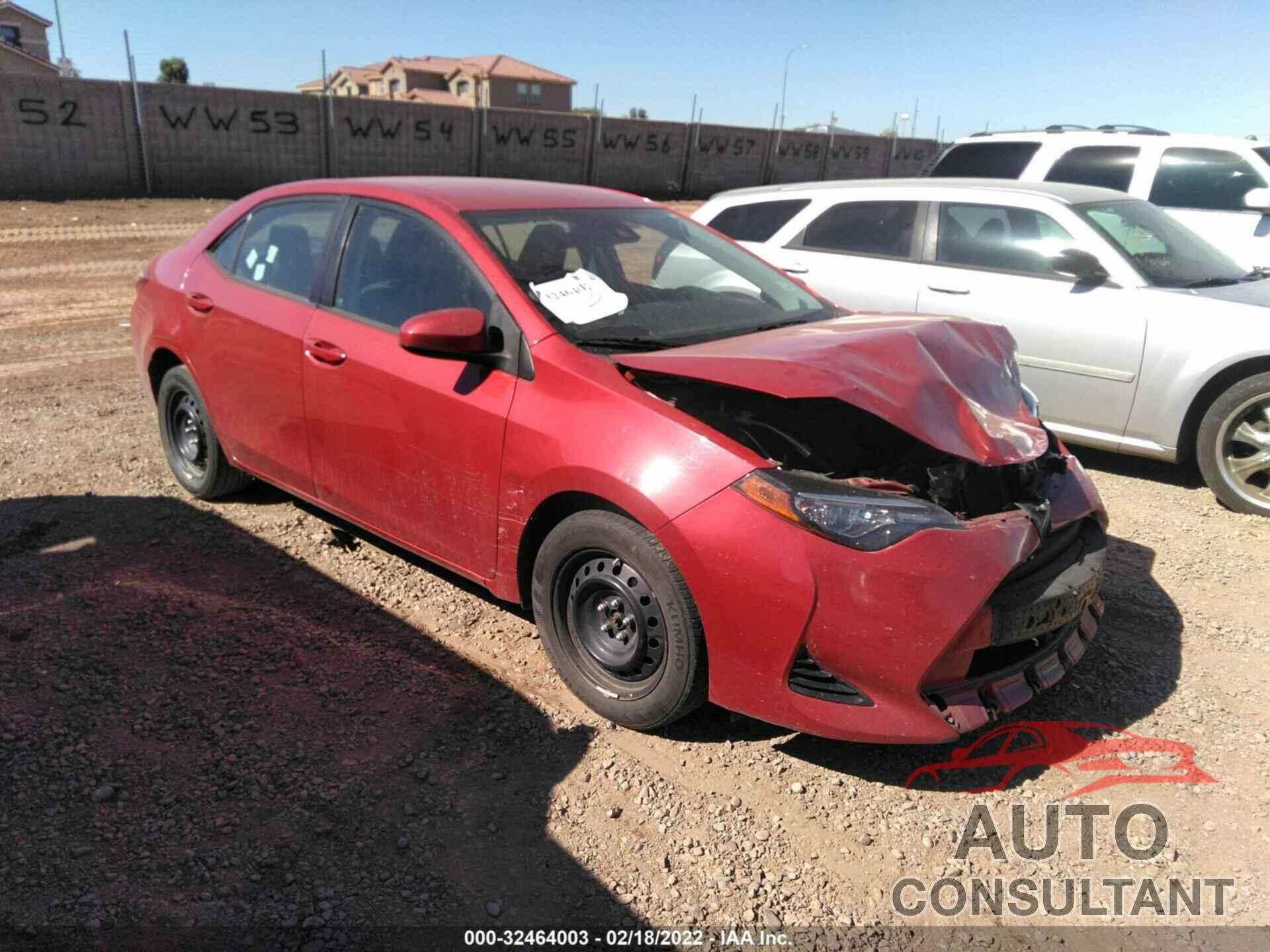TOYOTA COROLLA 2017 - 2T1BURHE3HC865838