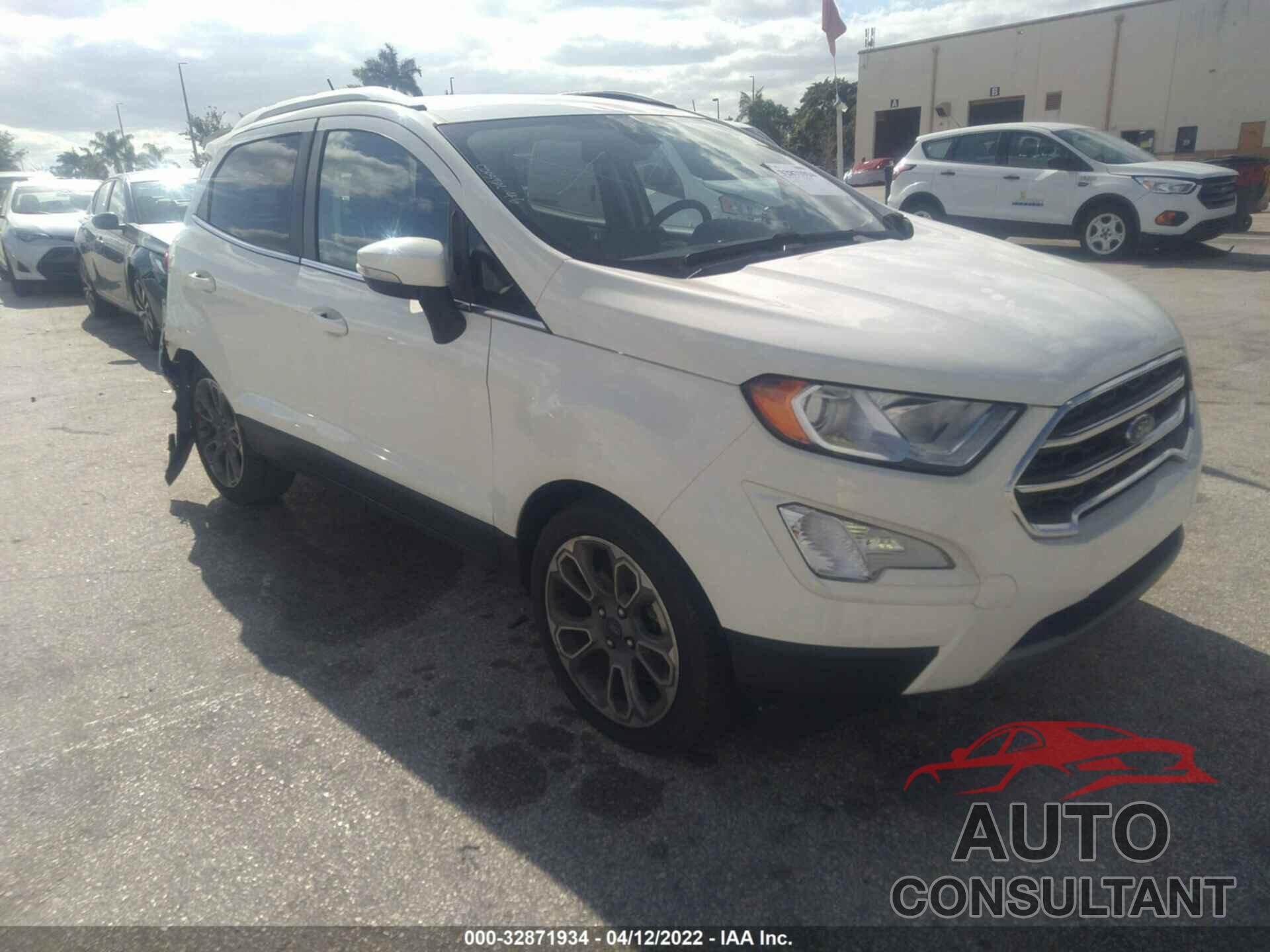 FORD ECOSPORT 2021 - MAJ3S2KE8MC404654