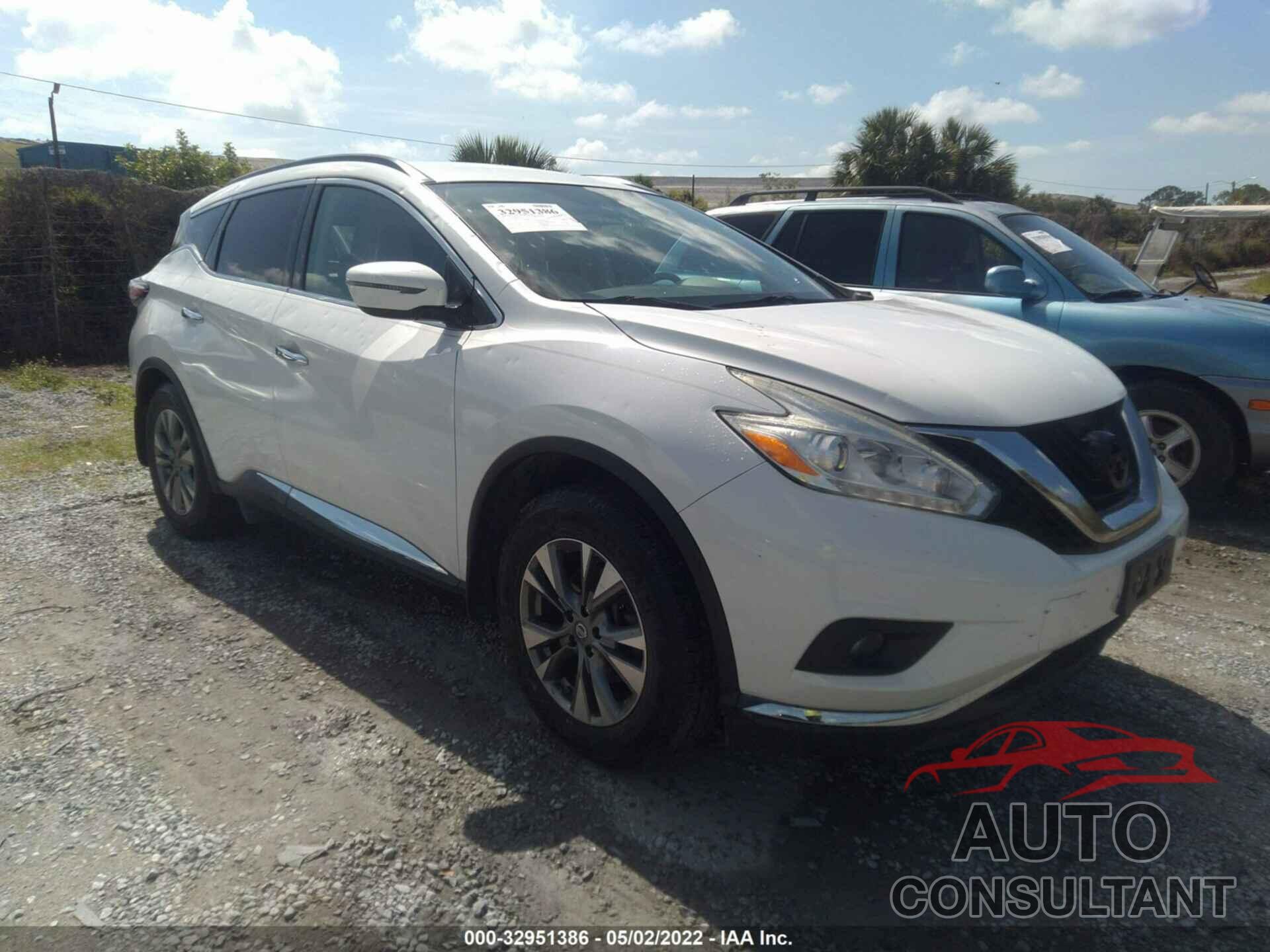 NISSAN MURANO 2016 - 5N1AZ2MGXGN130194