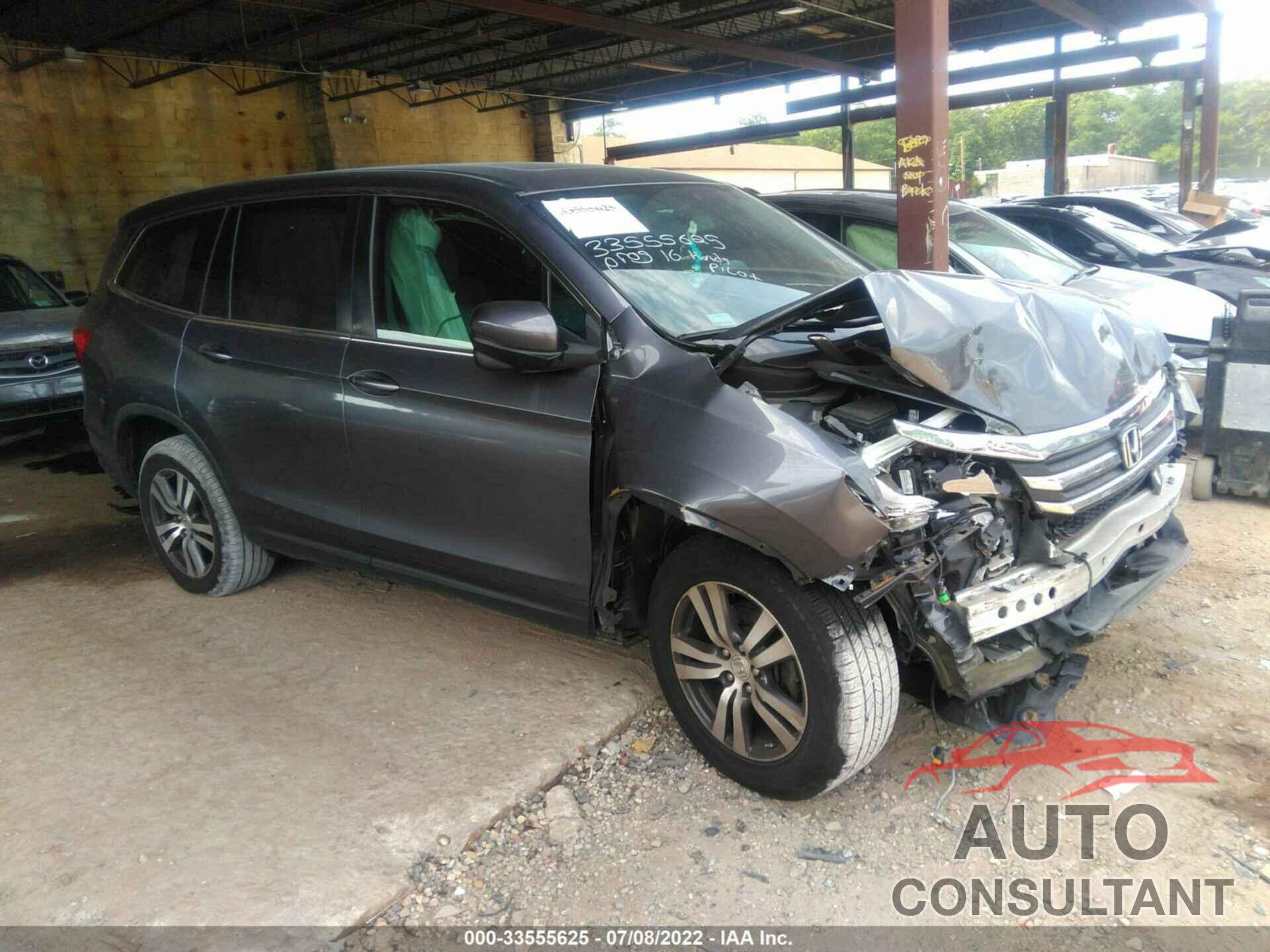 HONDA PILOT 2016 - 5FNYF6H54GB122344
