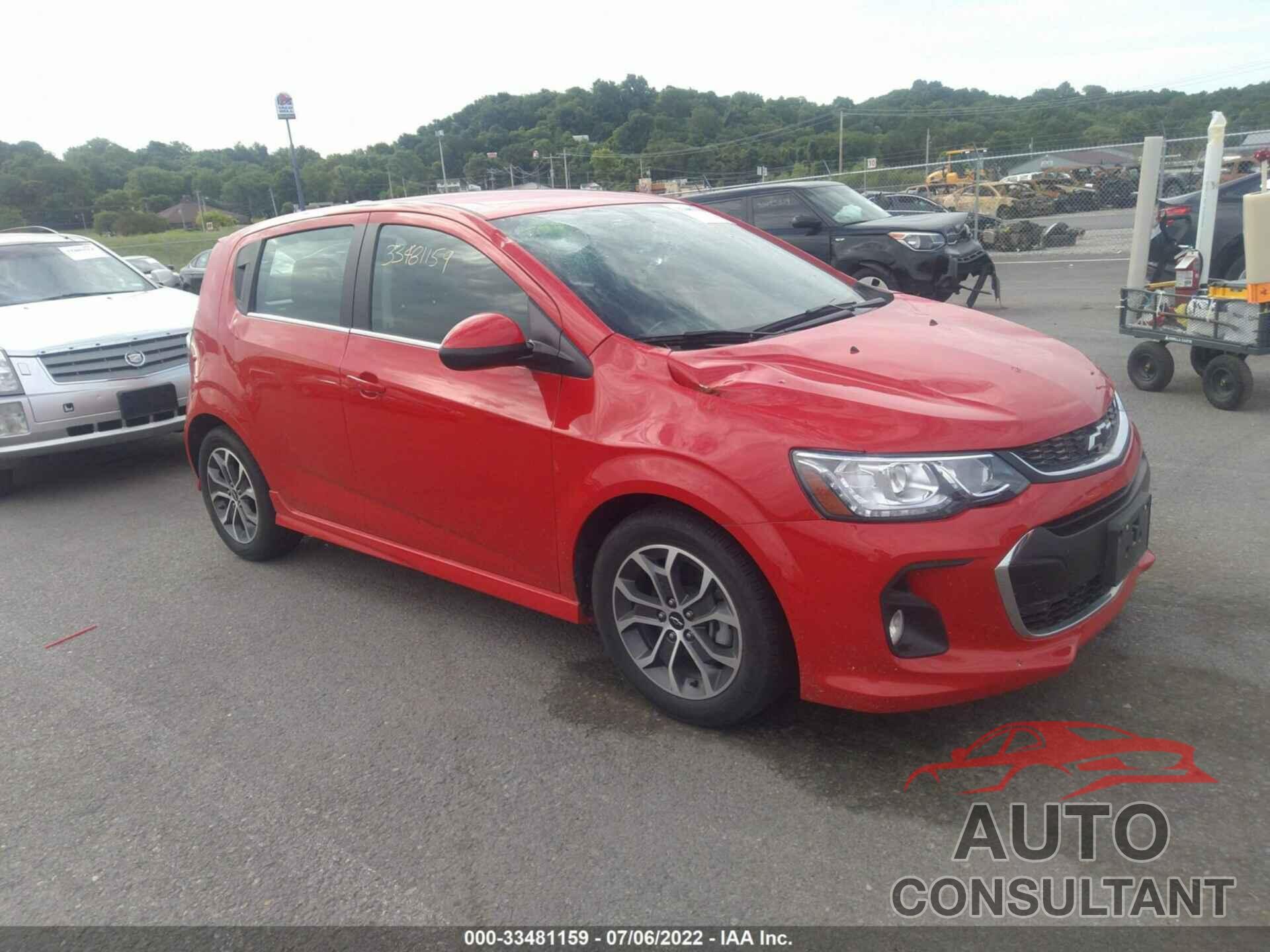 CHEVROLET SONIC 2020 - 1G1JD6SB3L4121542