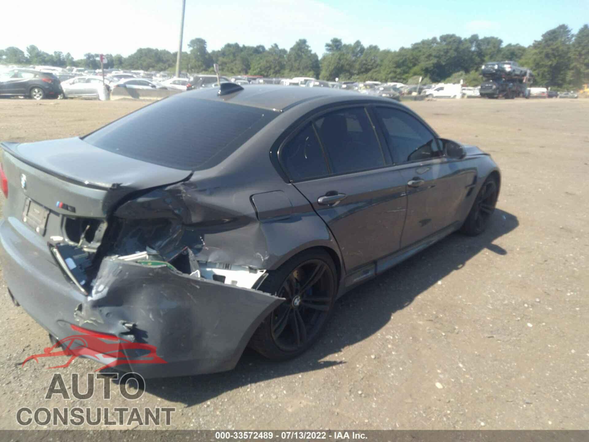 BMW M3 2017 - WBS8M9C38H5G85683