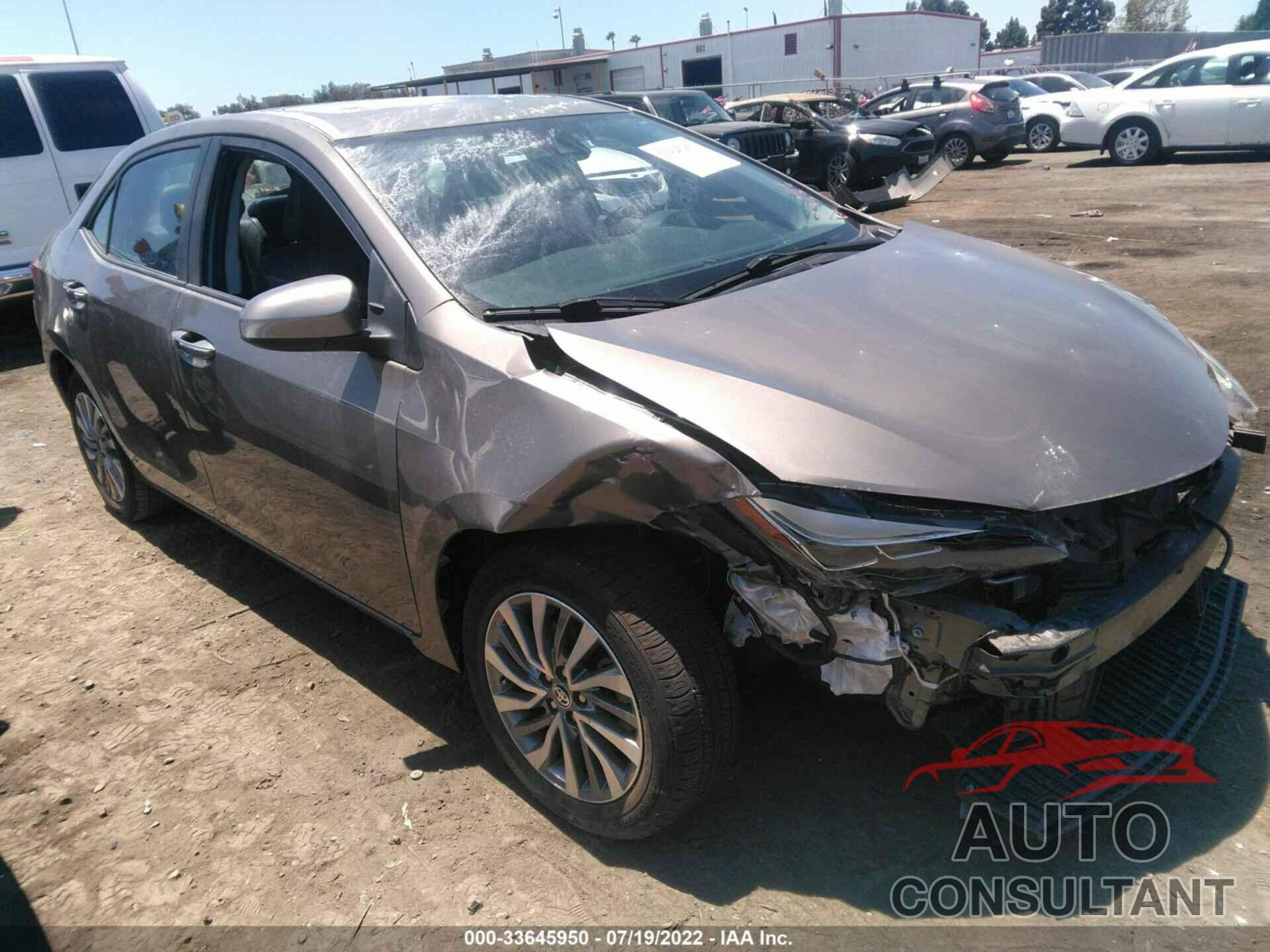 TOYOTA COROLLA 2018 - 5YFBURHE5JP765875
