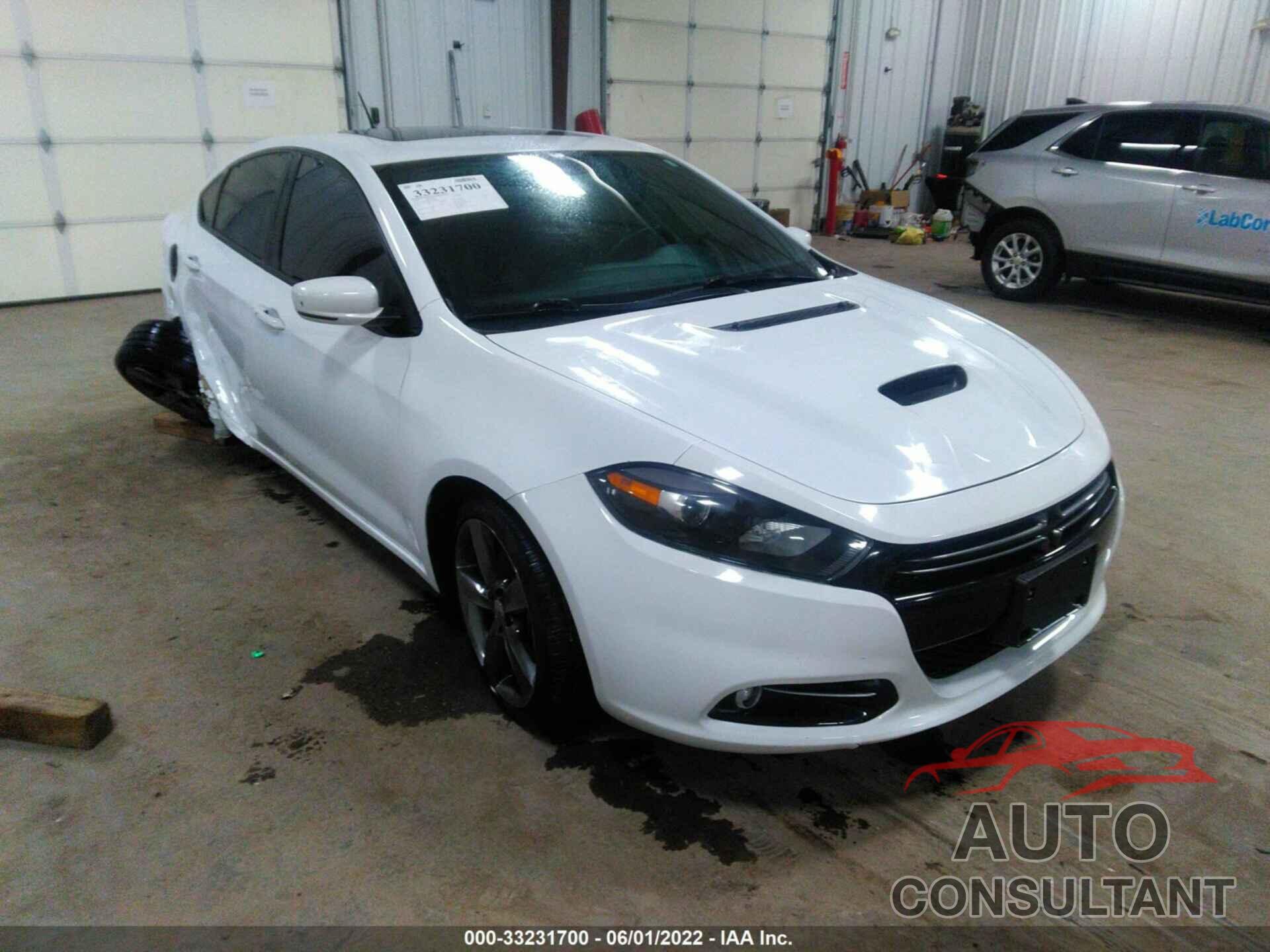 DODGE DART 2016 - 1C3CDFEB8GD752504