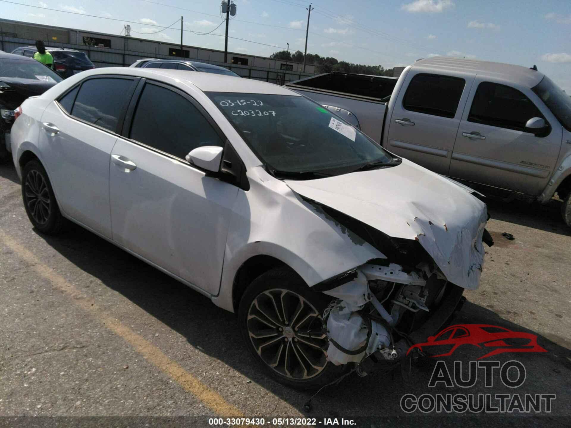 TOYOTA COROLLA 2016 - 5YFBURHE1GP517339