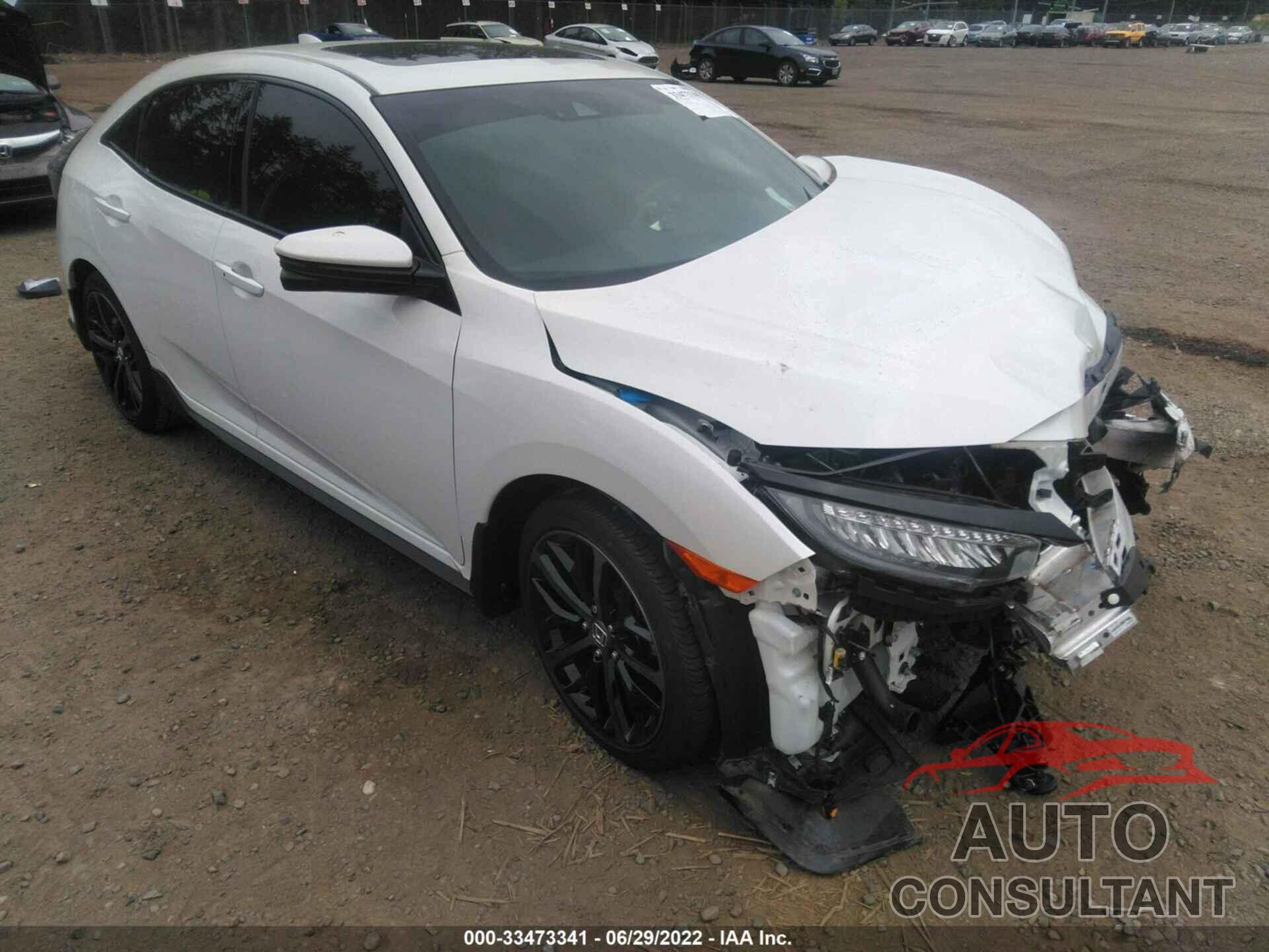 HONDA CIVIC HATCHBACK 2021 - SHHFK7H9XMU417454