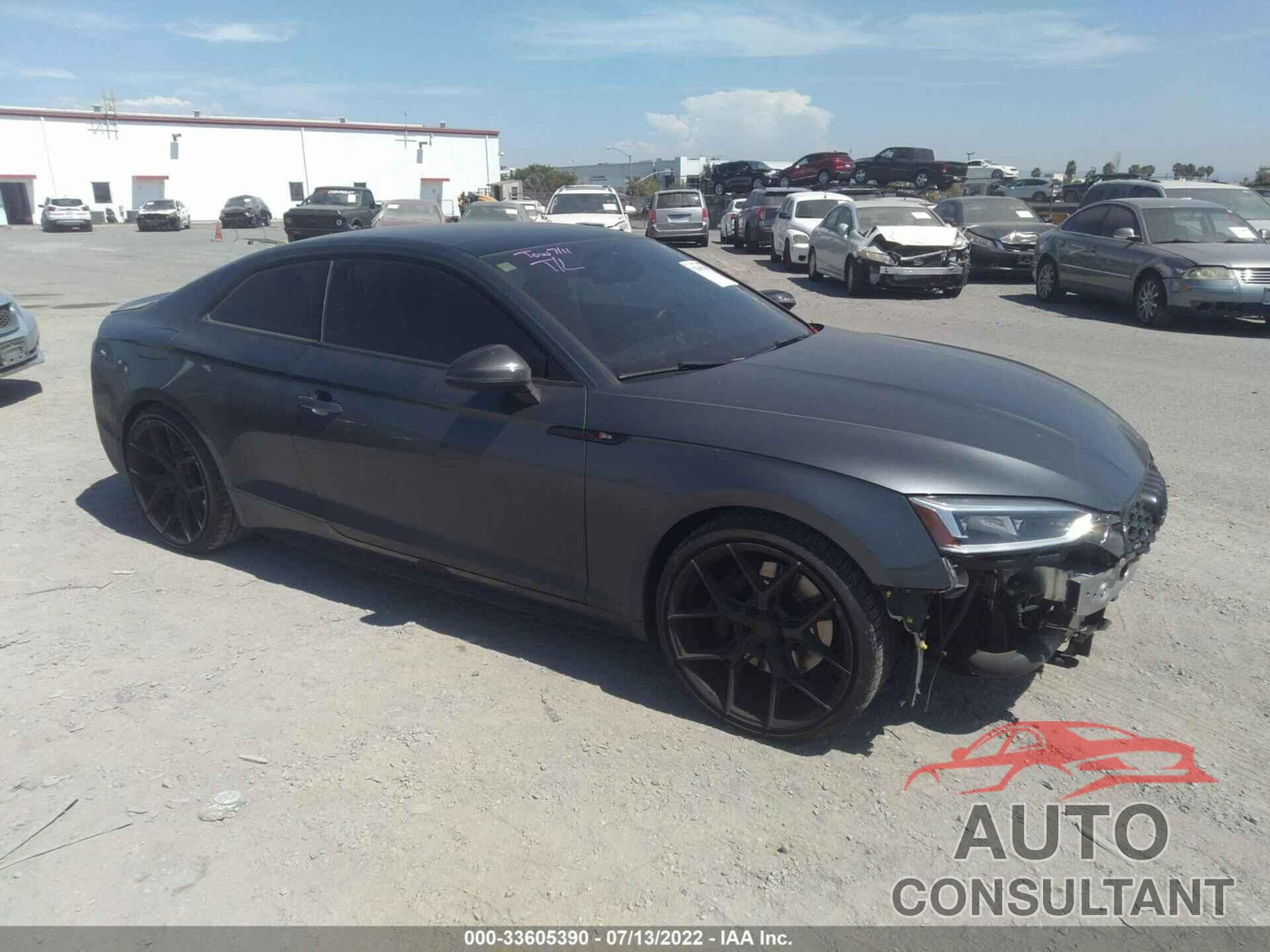 AUDI S5 COUPE 2019 - WAUR4AF50KA005245