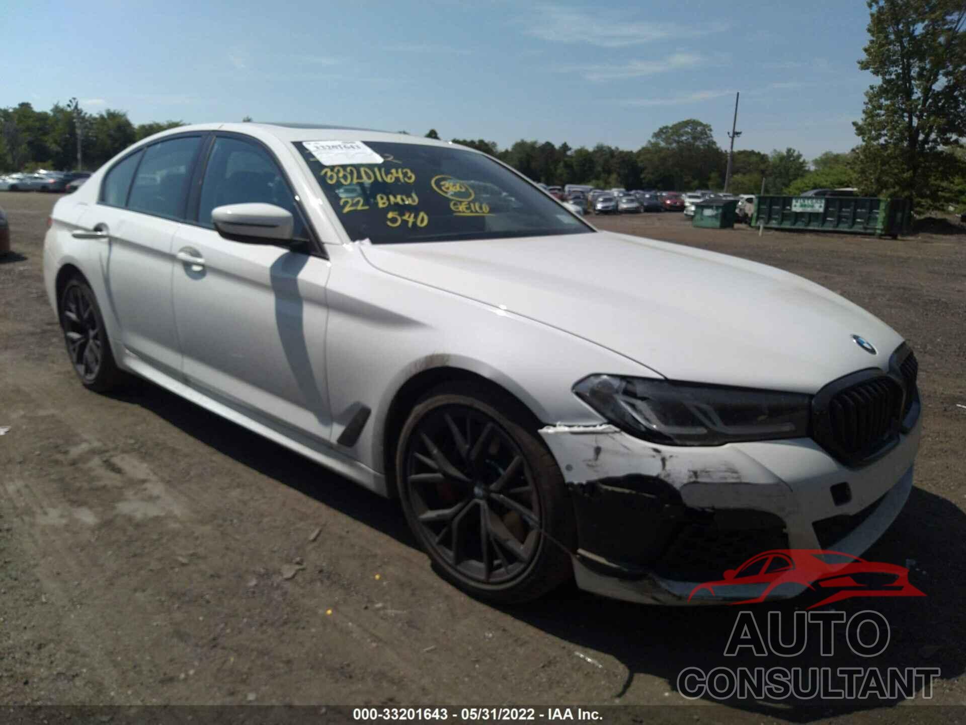 BMW 5 SERIES 2022 - WBA73BJ02NWX55667