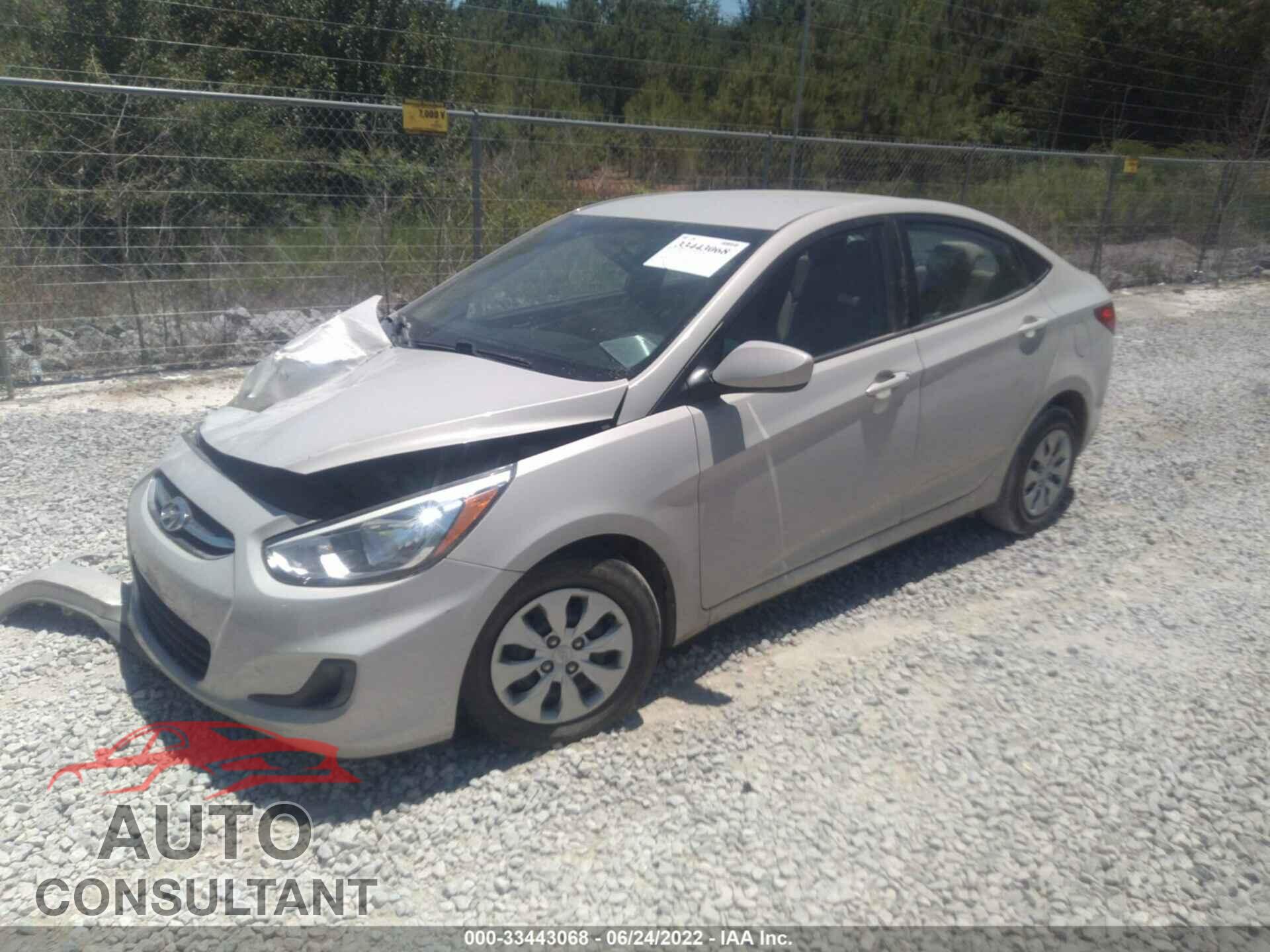 HYUNDAI ACCENT 2016 - KMHCT4AEXGU164375