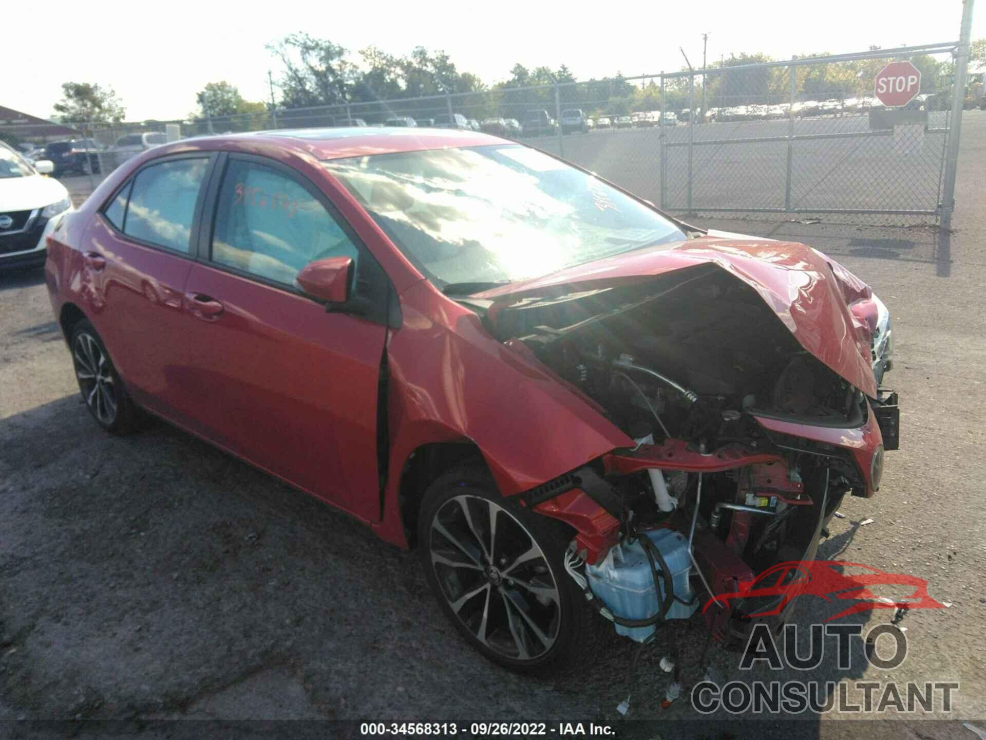TOYOTA COROLLA 2018 - 2T1BURHE7JC969545