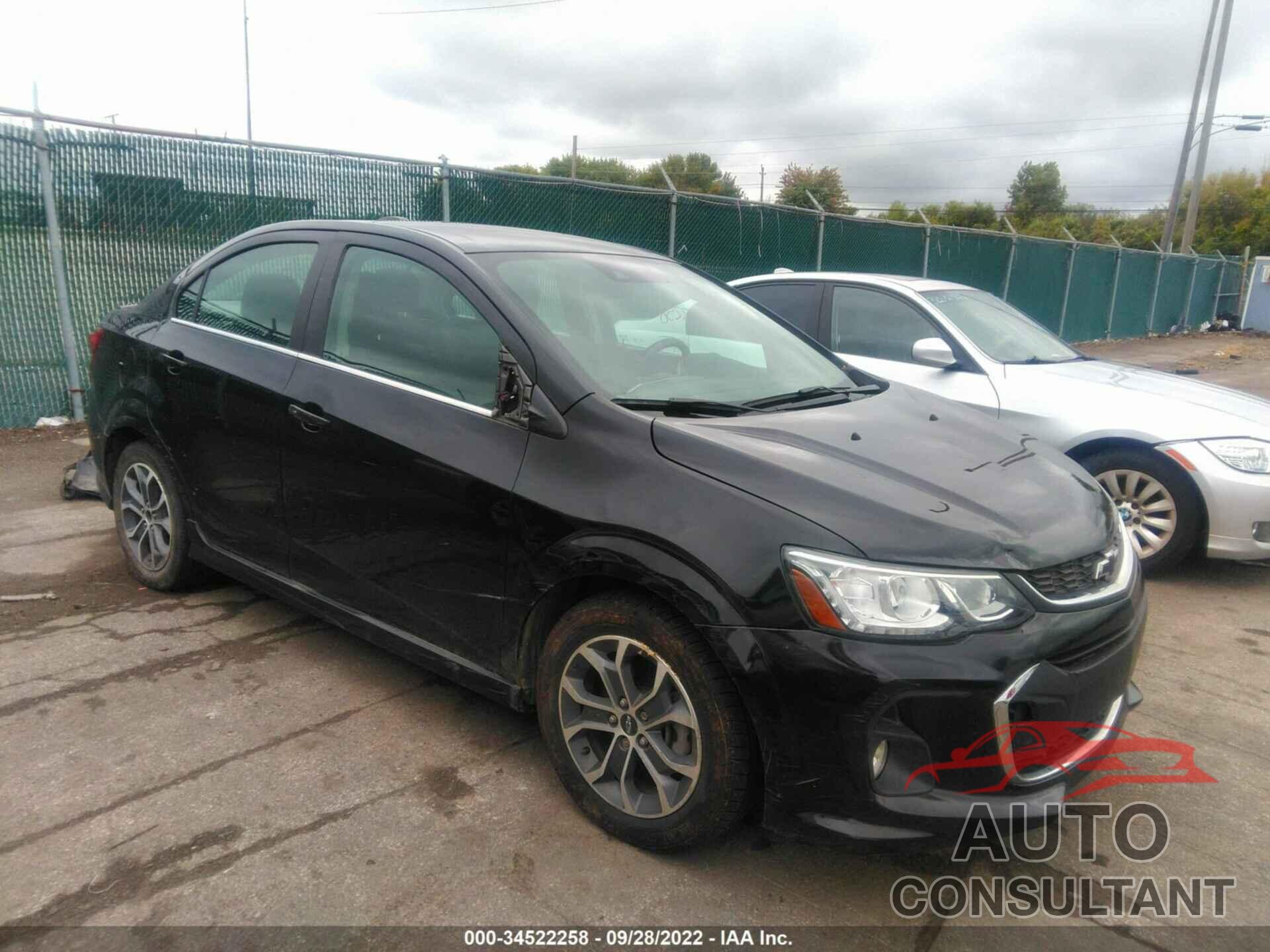 CHEVROLET SONIC 2020 - 1G1JD5SB7L4101742