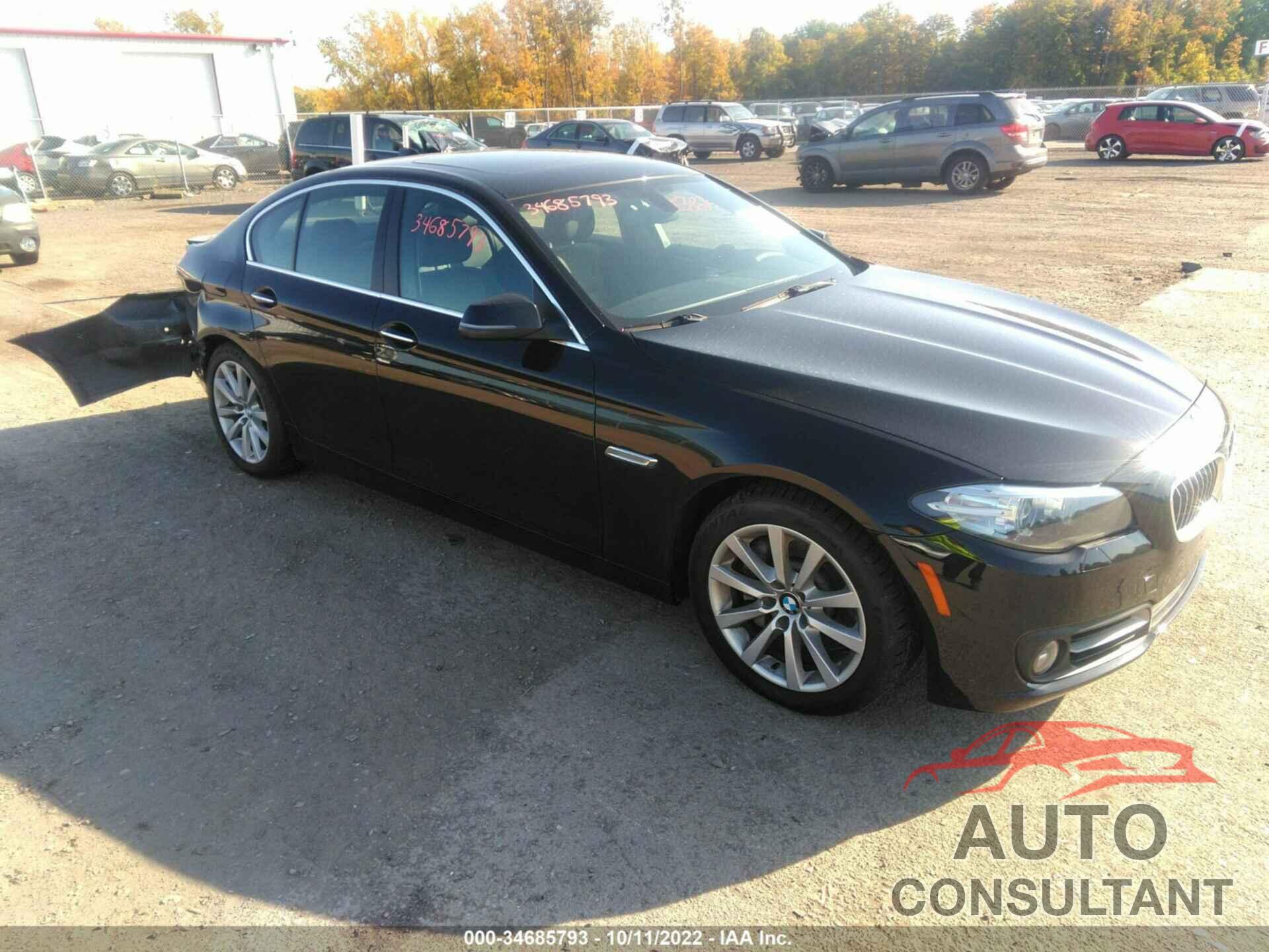 BMW 5 SERIES 2016 - WBA5B3C51GG259359