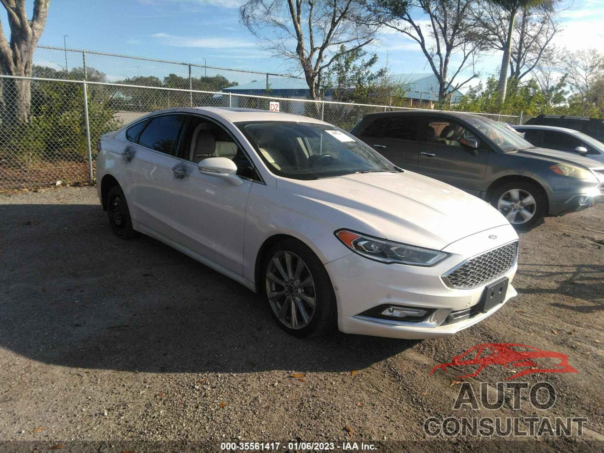 FORD FUSION 2017 - 3FA6P0D92HR168884