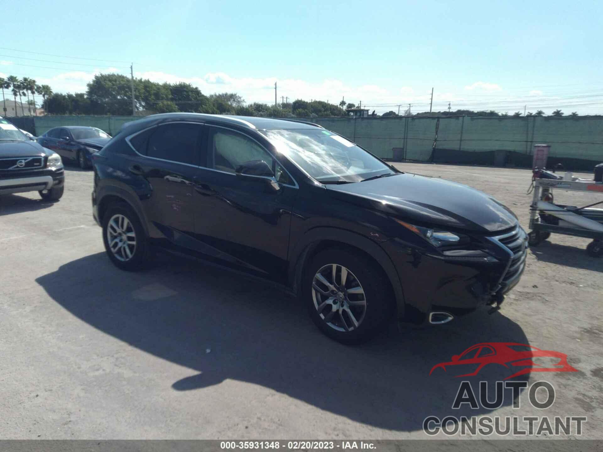 LEXUS NX 200T 2015 - JTJYARBZ8F2014416