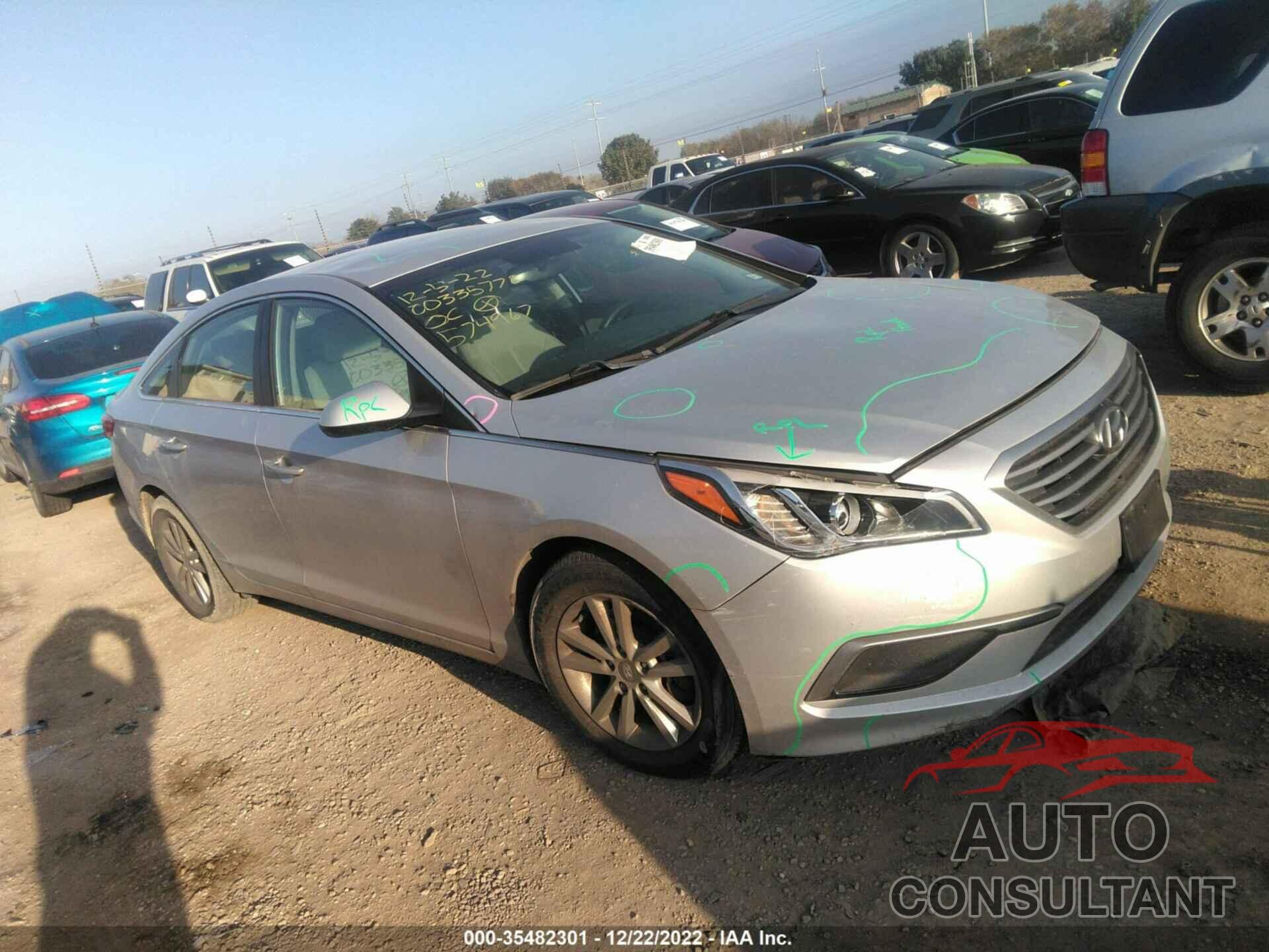 HYUNDAI SONATA 2017 - 5NPE24AF8HH574967