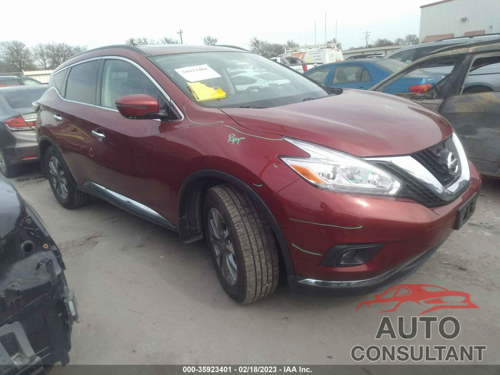 NISSAN MURANO 2016 - 5N1AZ2MG8GN119484