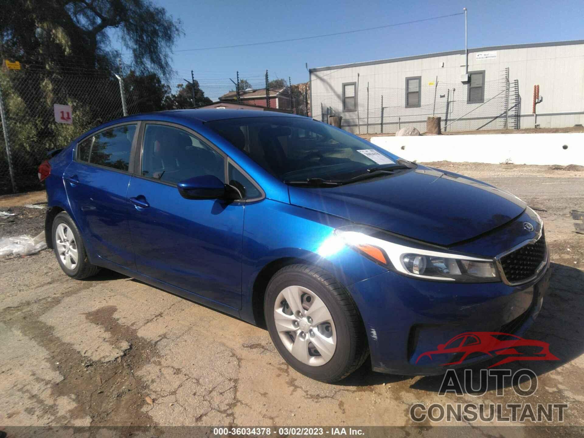 KIA FORTE 2017 - 3KPFK4A79HE123600